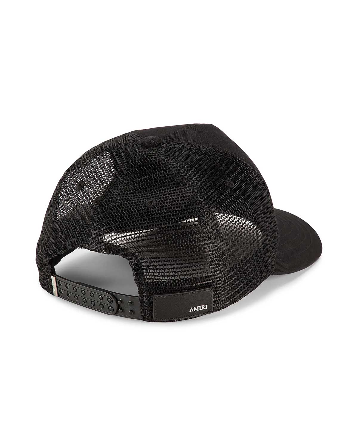 Amiri MA Crest Trucker Hat Black - Image 3