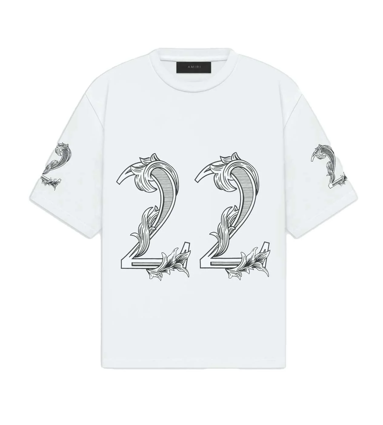 Amiri Oversized 22 Tee White