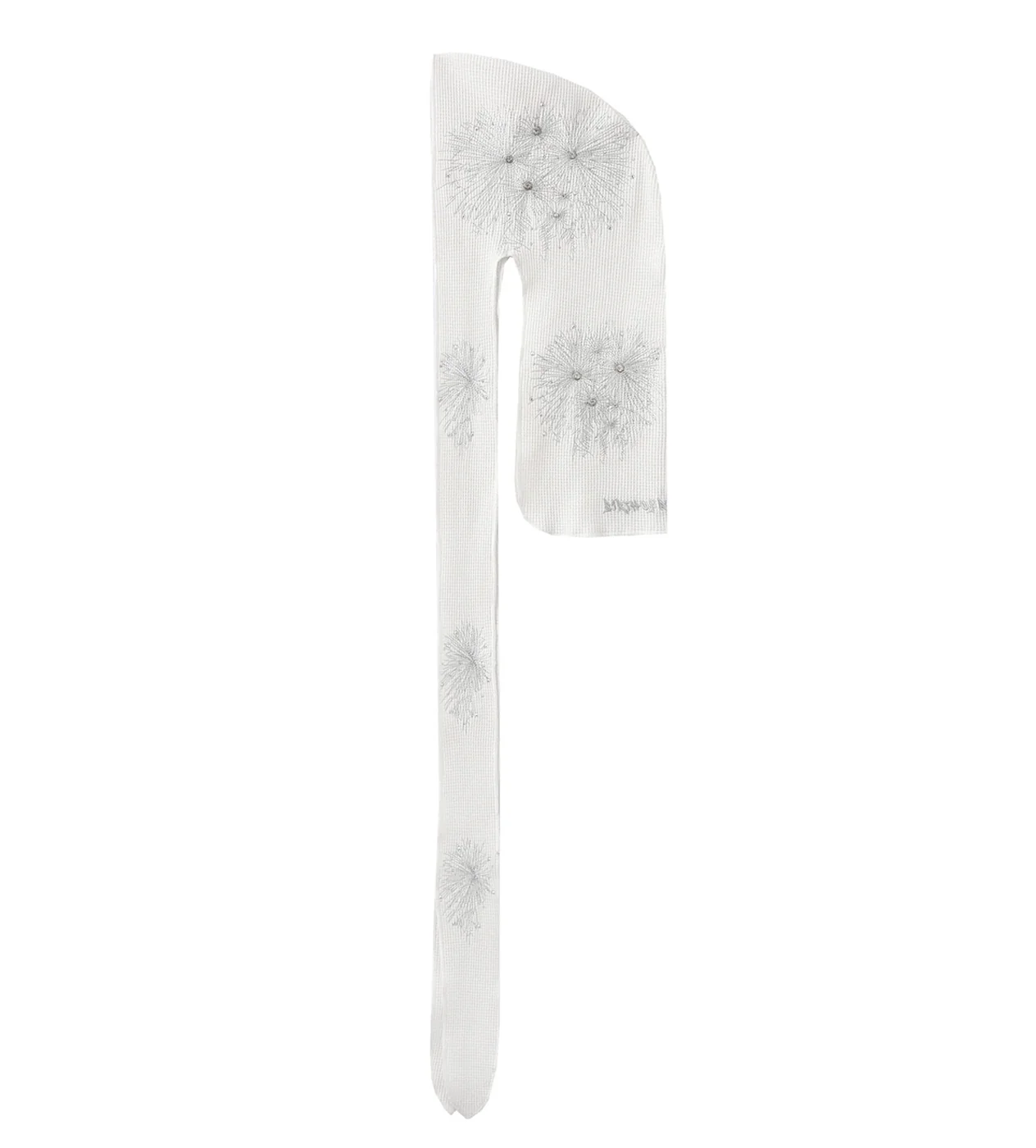 Birth of Royal Child Fireworks Rhinestone Durag White