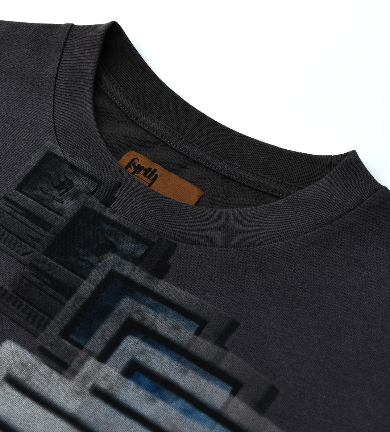 Birth of Royal Child Windows24 Distressed Vintage Tee Black - Image 5
