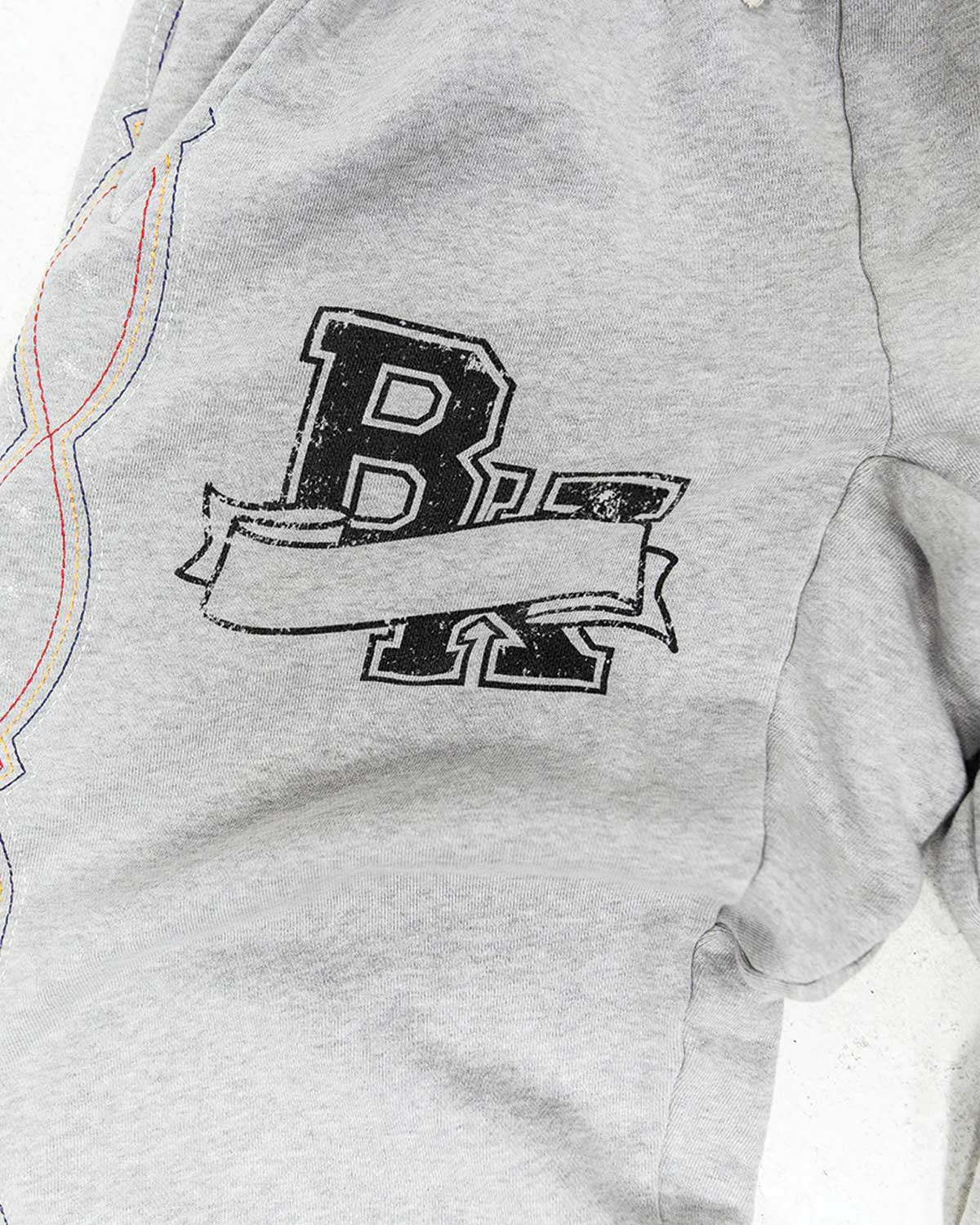 Boredom Kills Collegiate Sweats Grey/Black - Image 3