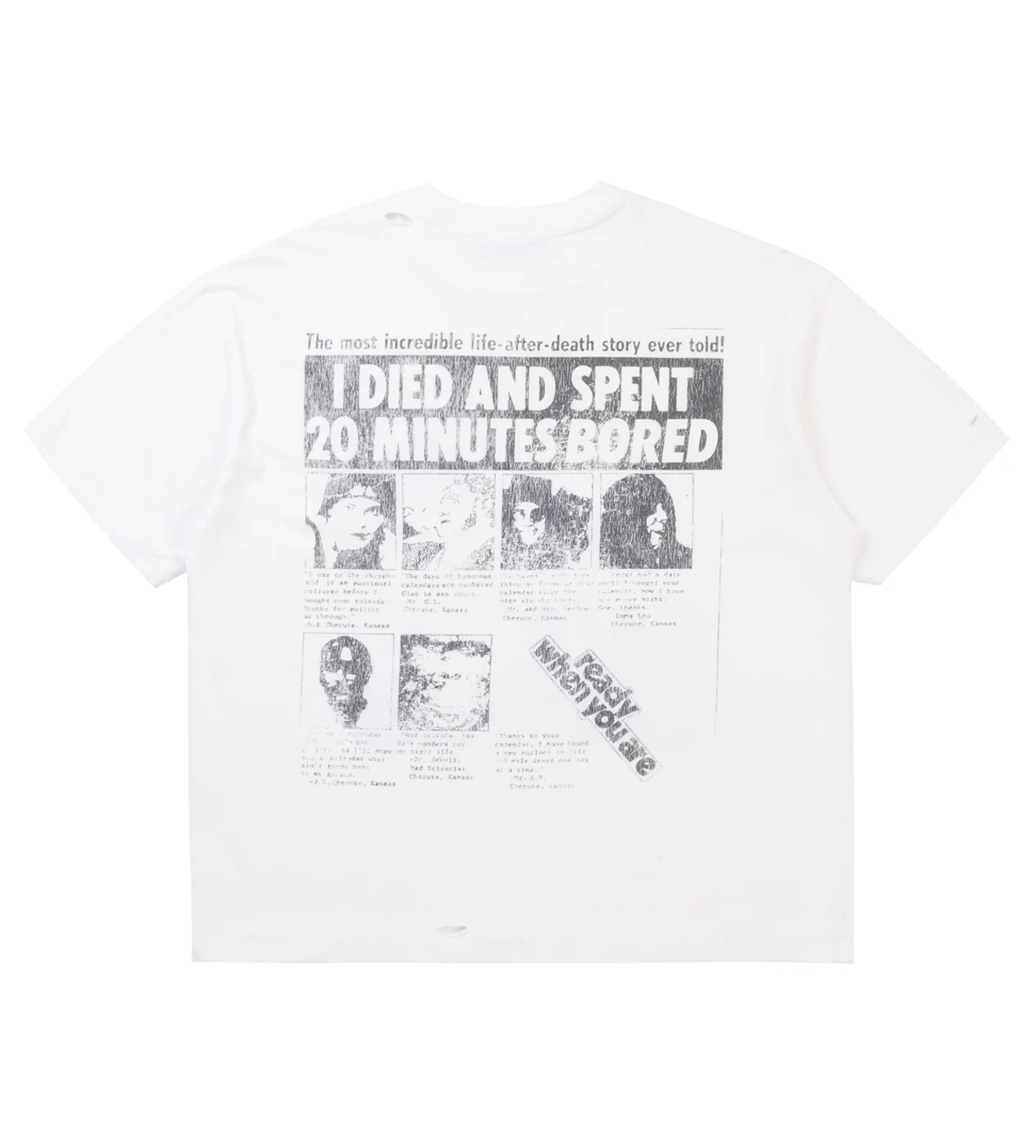 Boredom Kills Purpose Tee White - Image 2