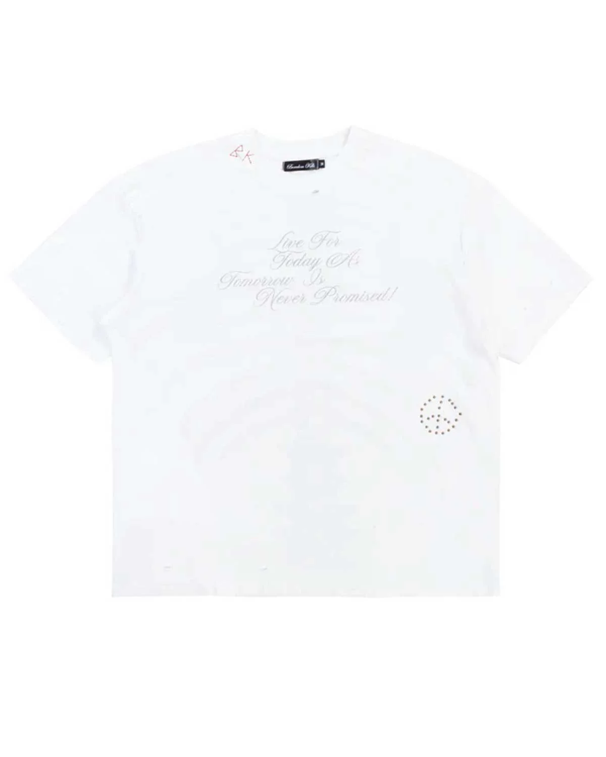 Boredom Kills Tomorrow Tee White