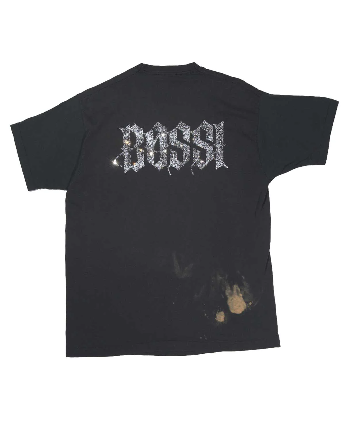Bossi Vintage Rhinestone Tee Black - Image 2