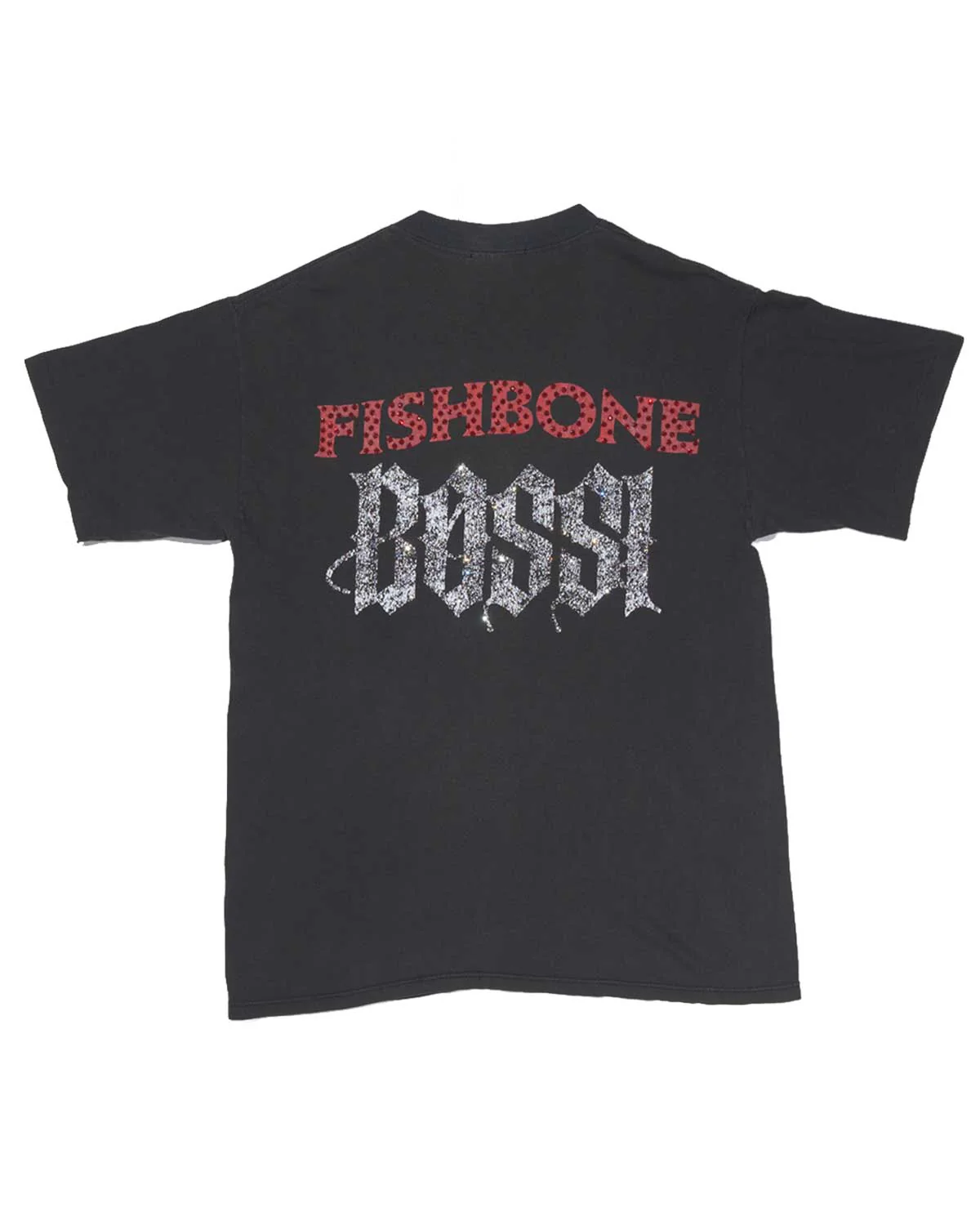Bossi Vintage Rhinestone Tee Black - Image 2