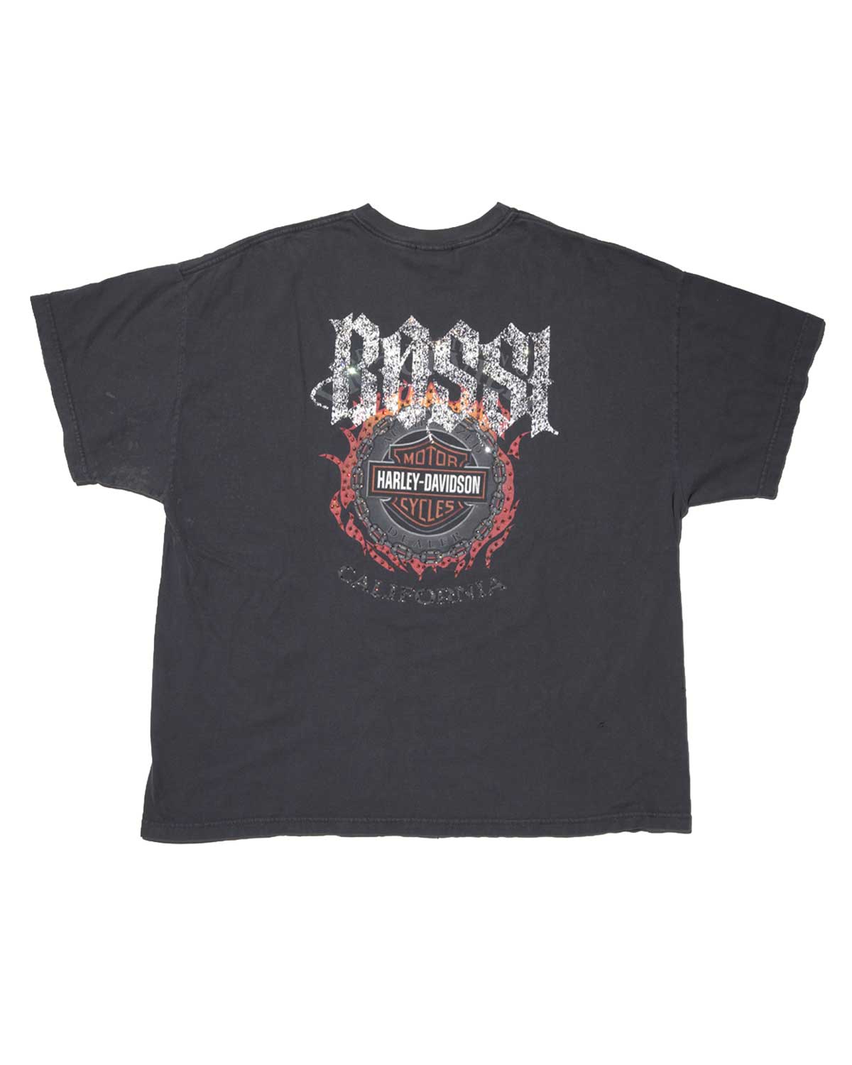 Bossi Vintage Rhinestone Tee Black - Image 2