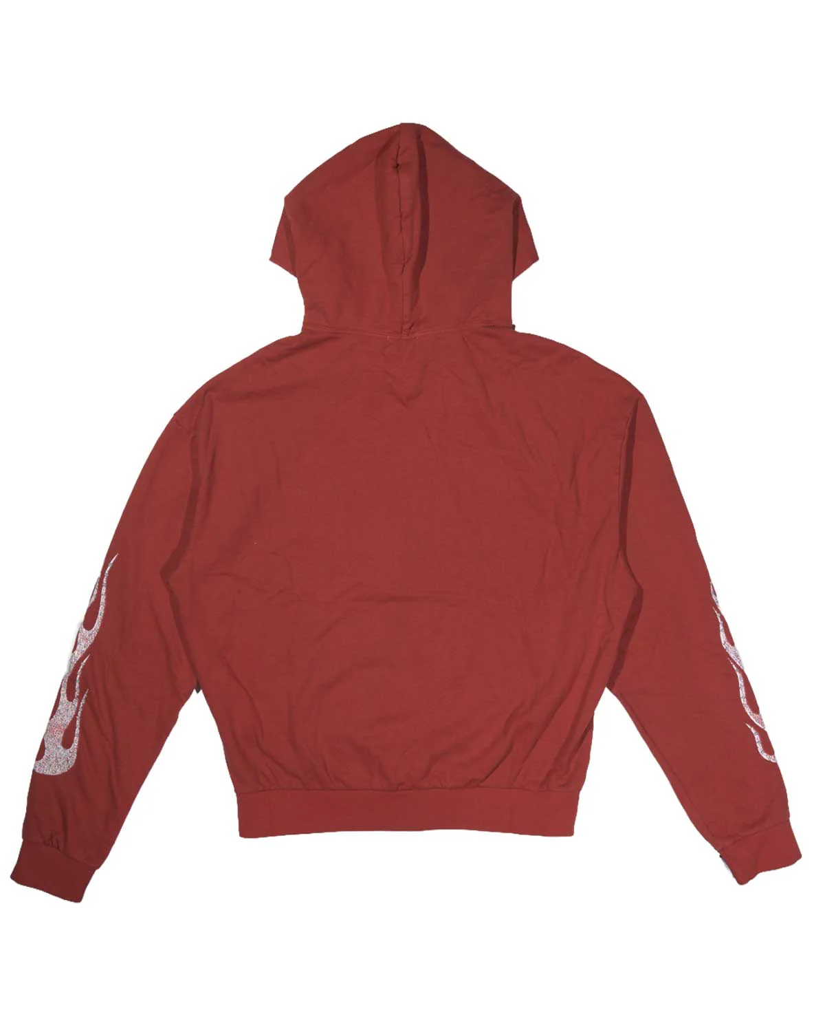 Bossi Vintage Rhinestone Hoodie Red/White/Clear - Image 2