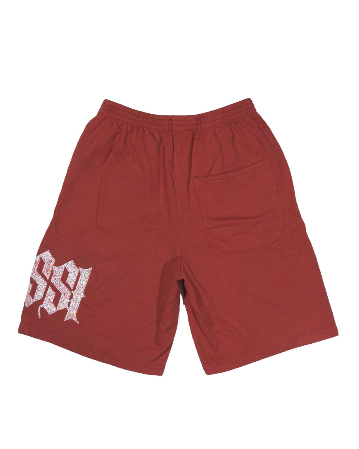 Bossi Vintage Rhinestone Shorts Red/White/Clear - Image 2