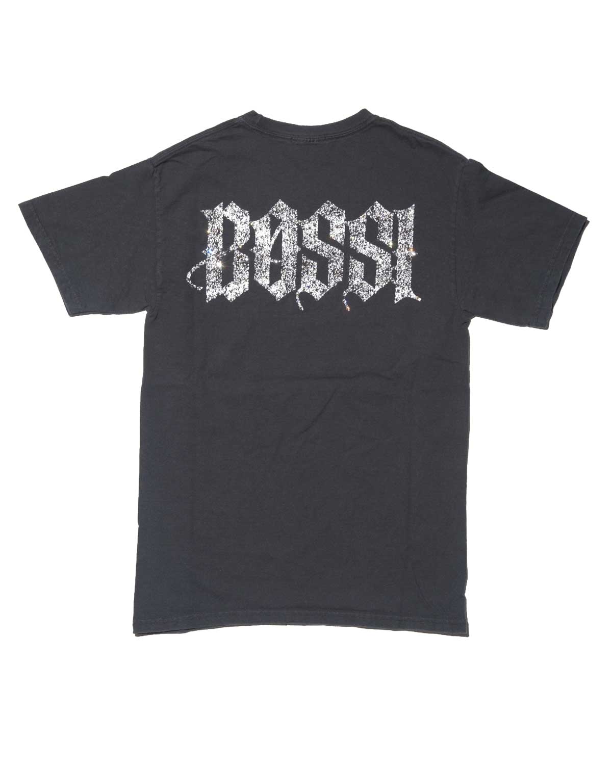 Bossi Vintage Rhinestone Tee Black - Image 2