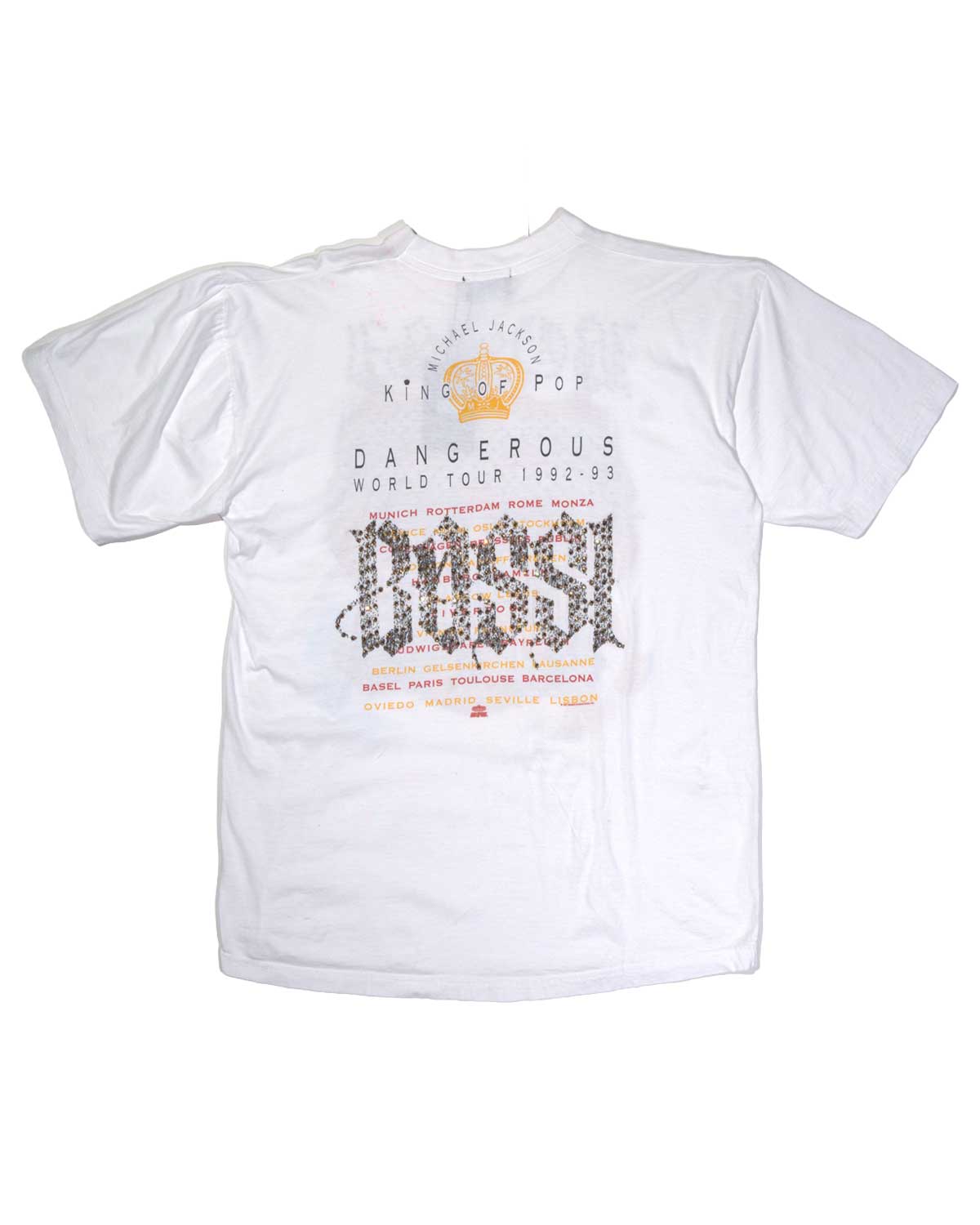 Bossi Vintage Rhinestone Tee White - Image 2