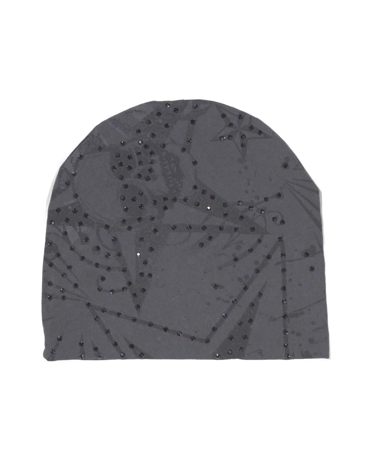 Bossi Vintage Rhinestone Beanie Black/Grey