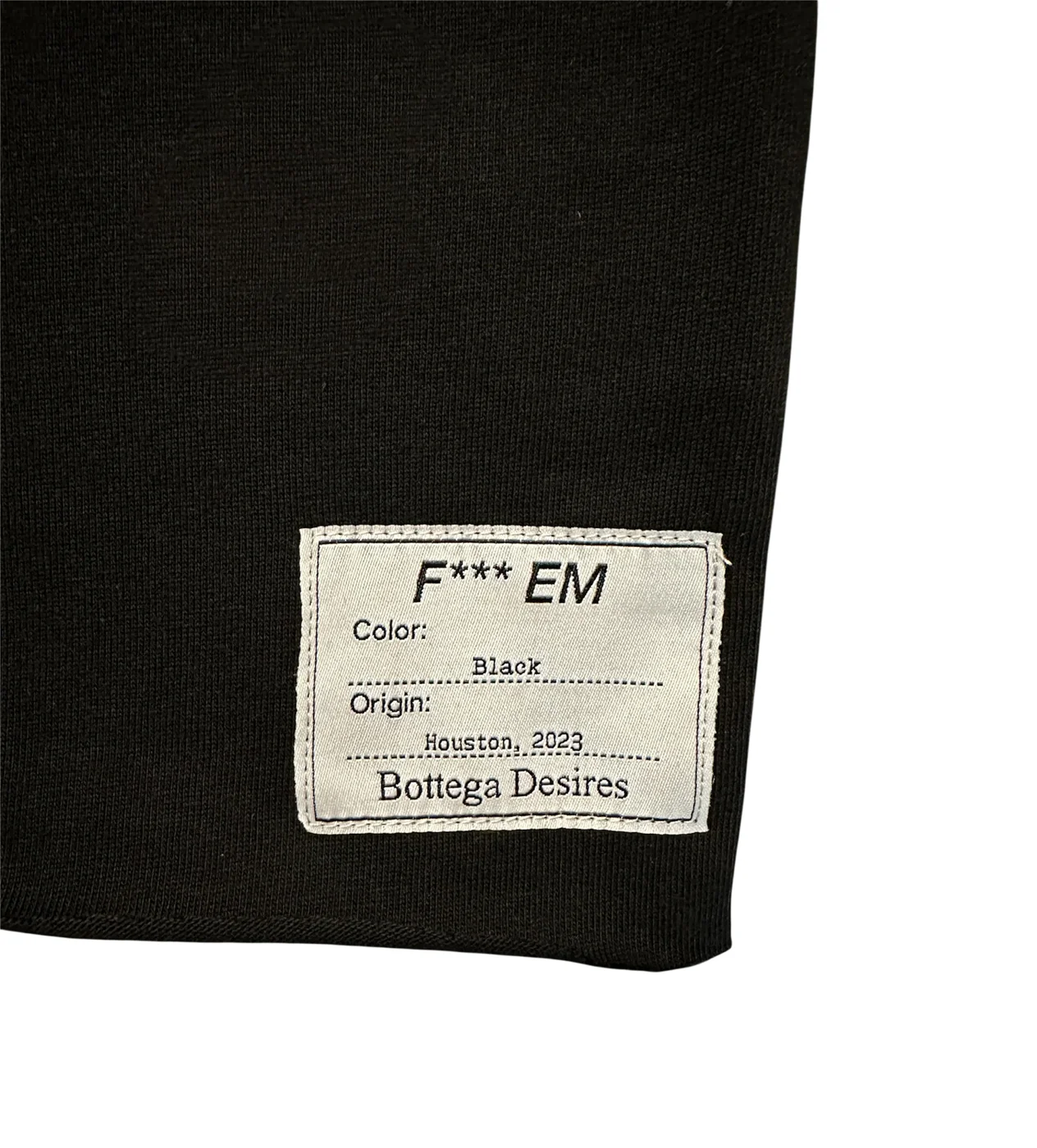 Bottega Desires F*** Em Tee Black - Image 3