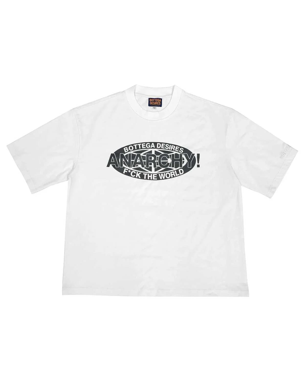 Bottega Desires Reconstructed Anarchy Tee White