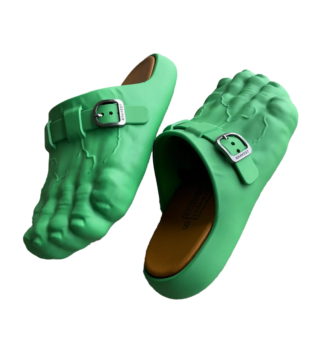 Bravest Studios Foot Clogs Green - Image 3