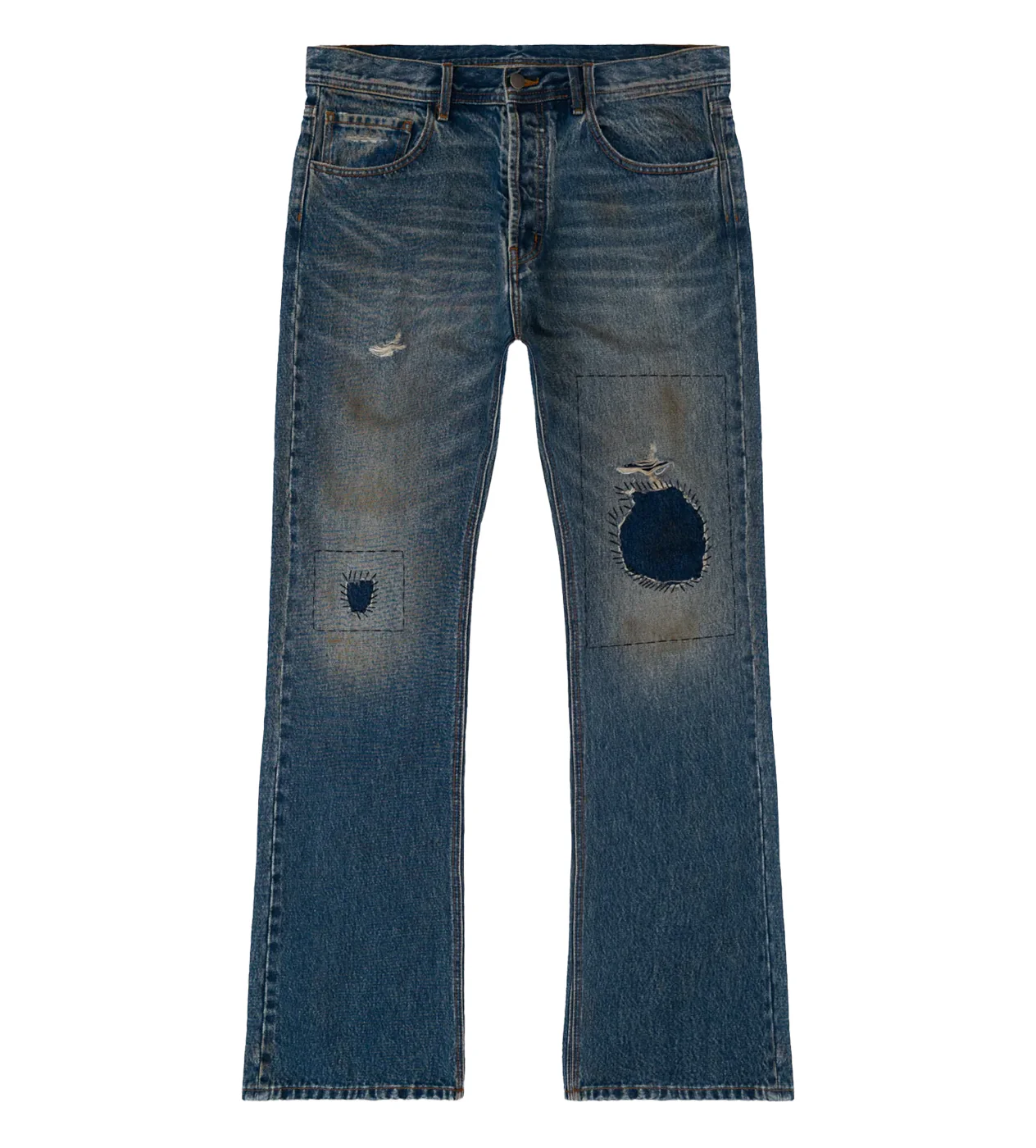 Bravest Studios Patchwork Jean Blue