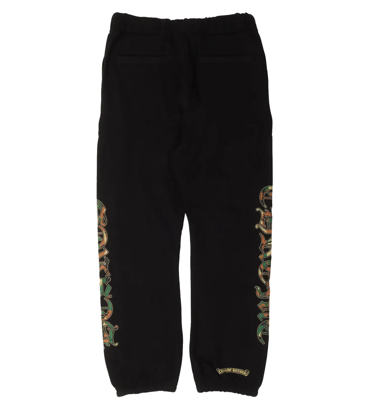 Chrome Hearts Camo Logo Sweatpants Black - Image 2