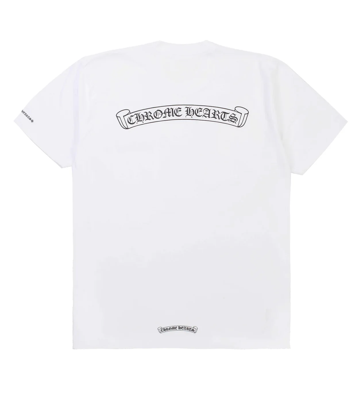 Chrome Hearts Scroll Logo Pocket Tee White - Image 2