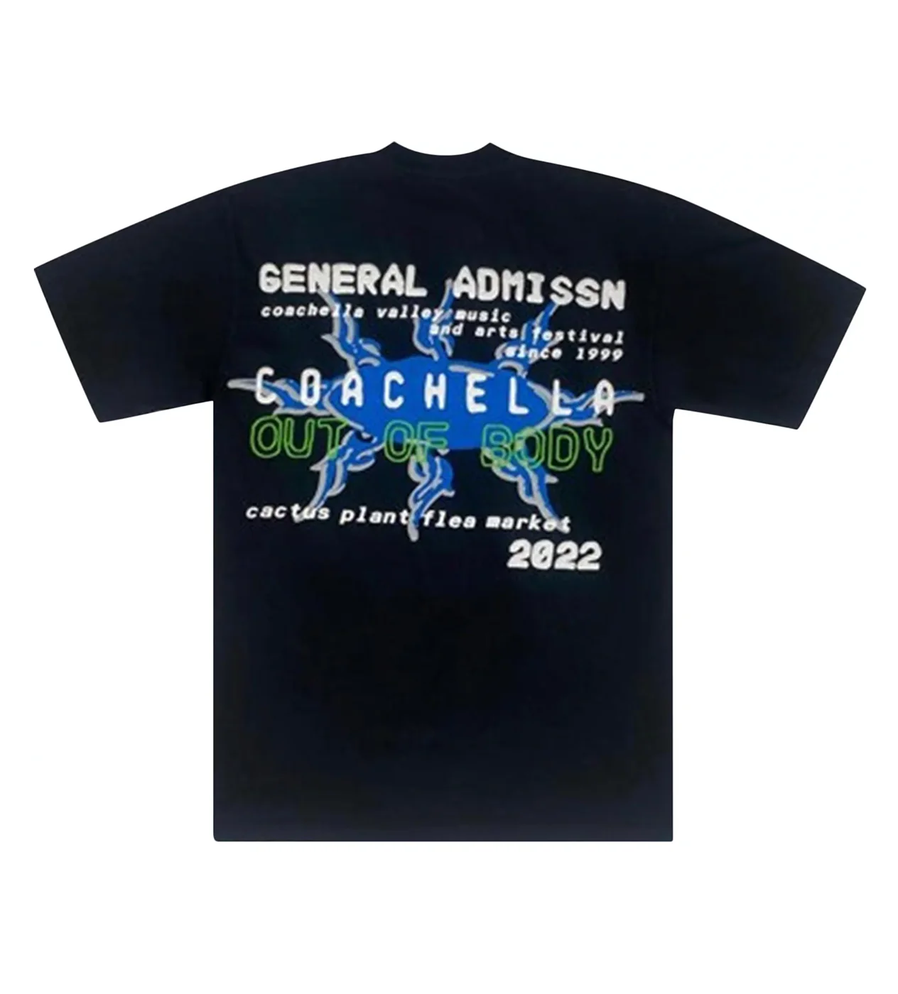 Coachella x CPFM Tee Black/Blue - Image 2