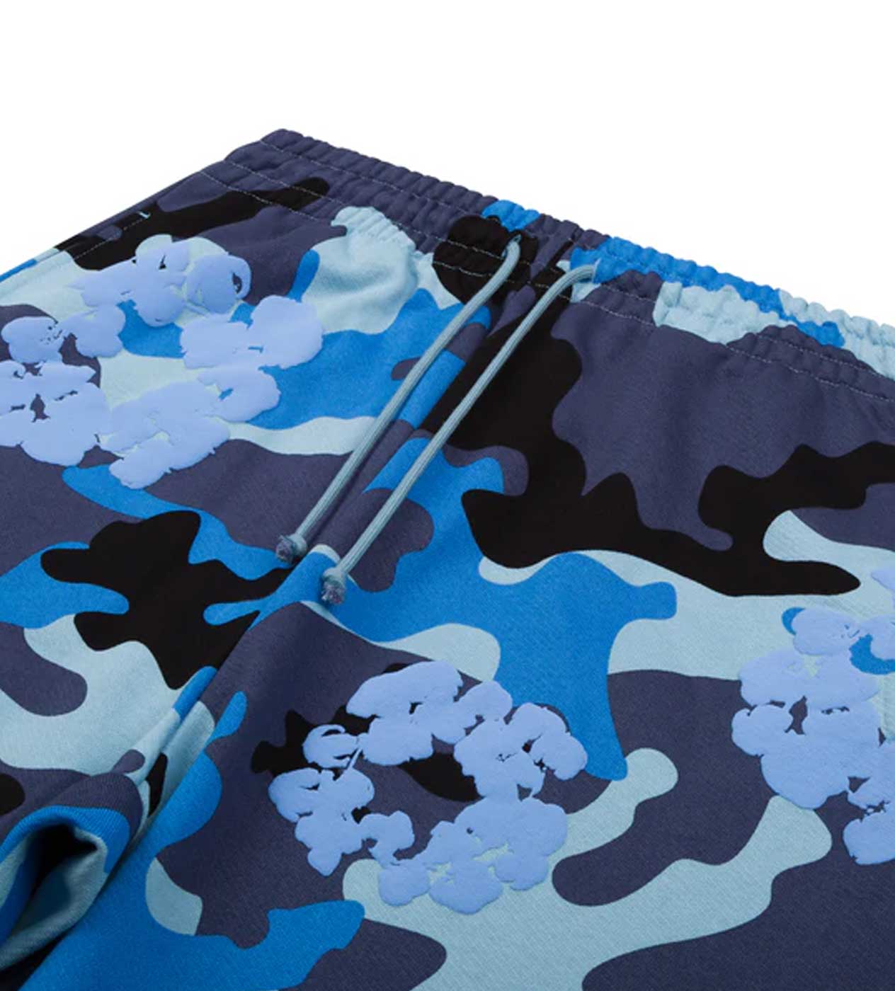 Denim Tears Wreath Sweatpants Blue Camo - Image 3