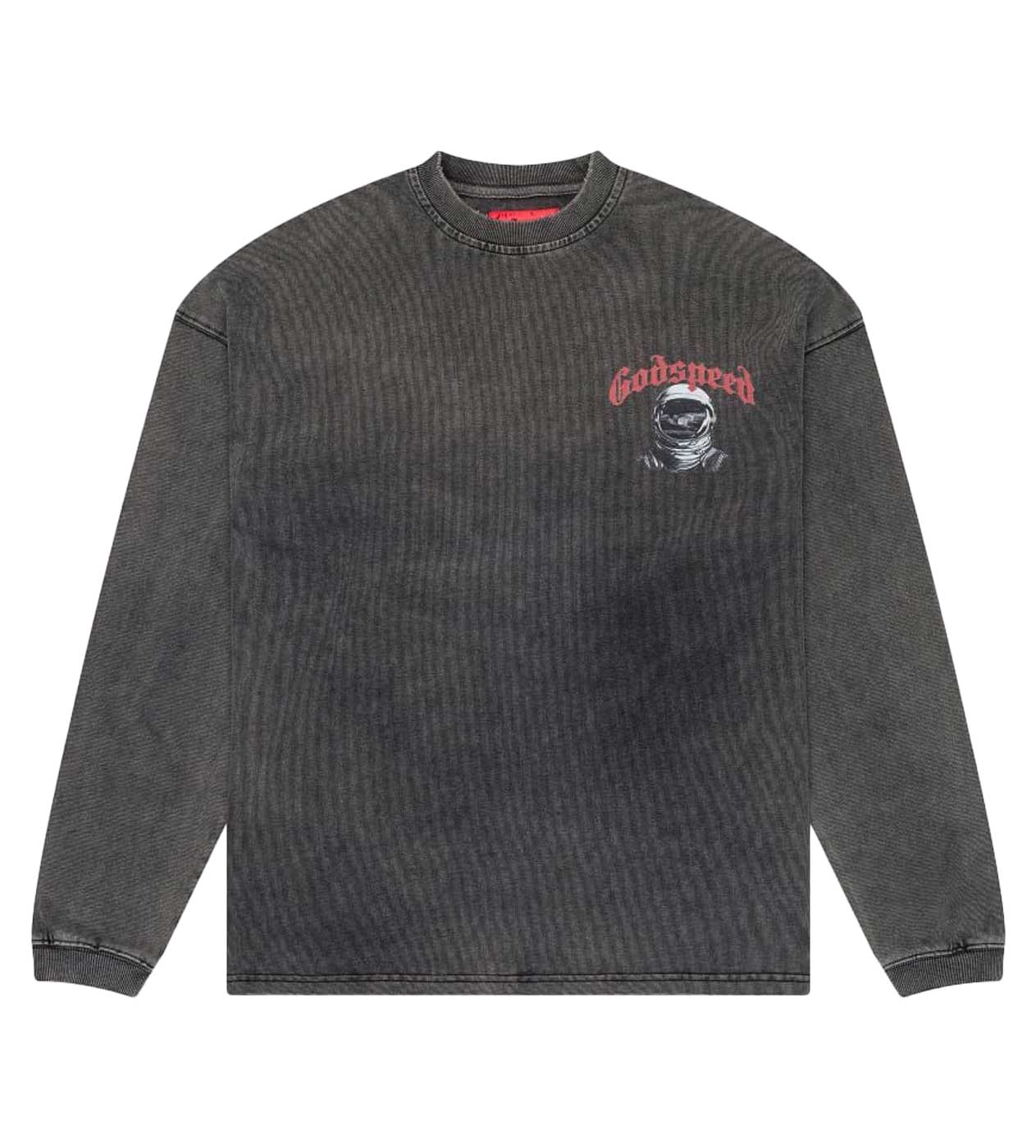 Godspeed Apollo 11 L/S Tee Washed Grey - Image 2