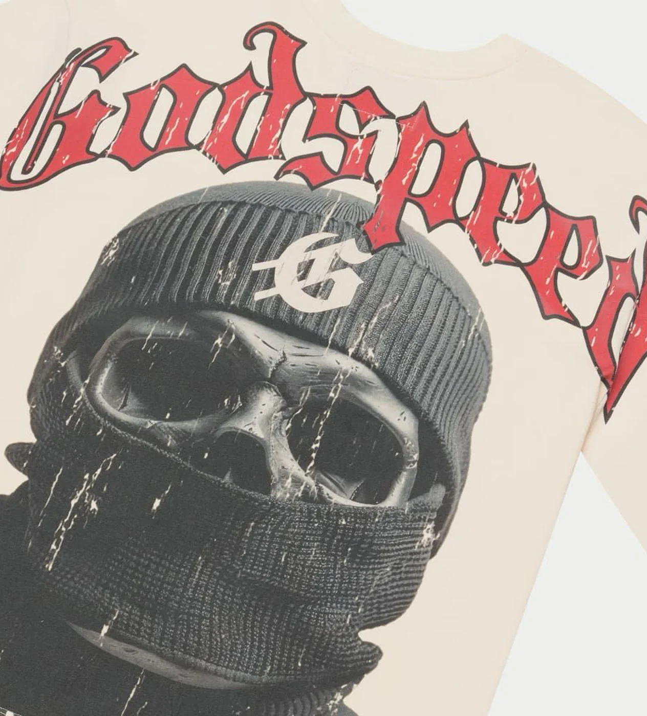 Godspeed Balaclava Tee Cream - Image 3