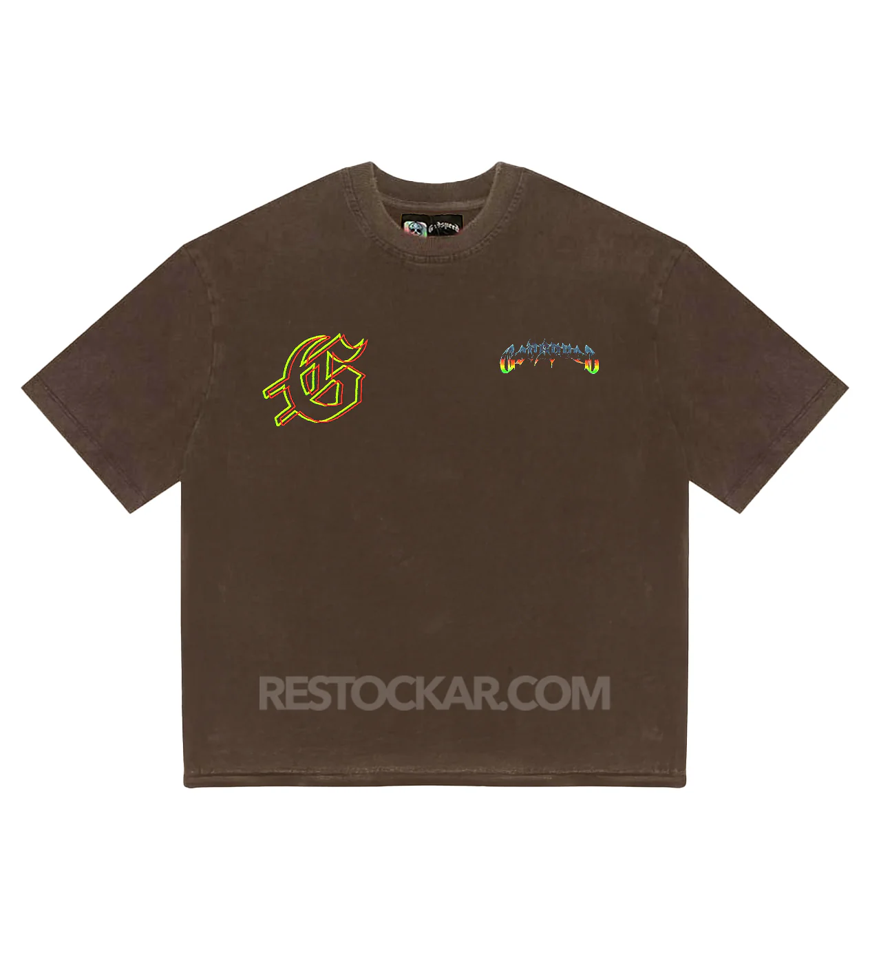 Godspeed Biker Nation Tee Mocha Brown - Image 2