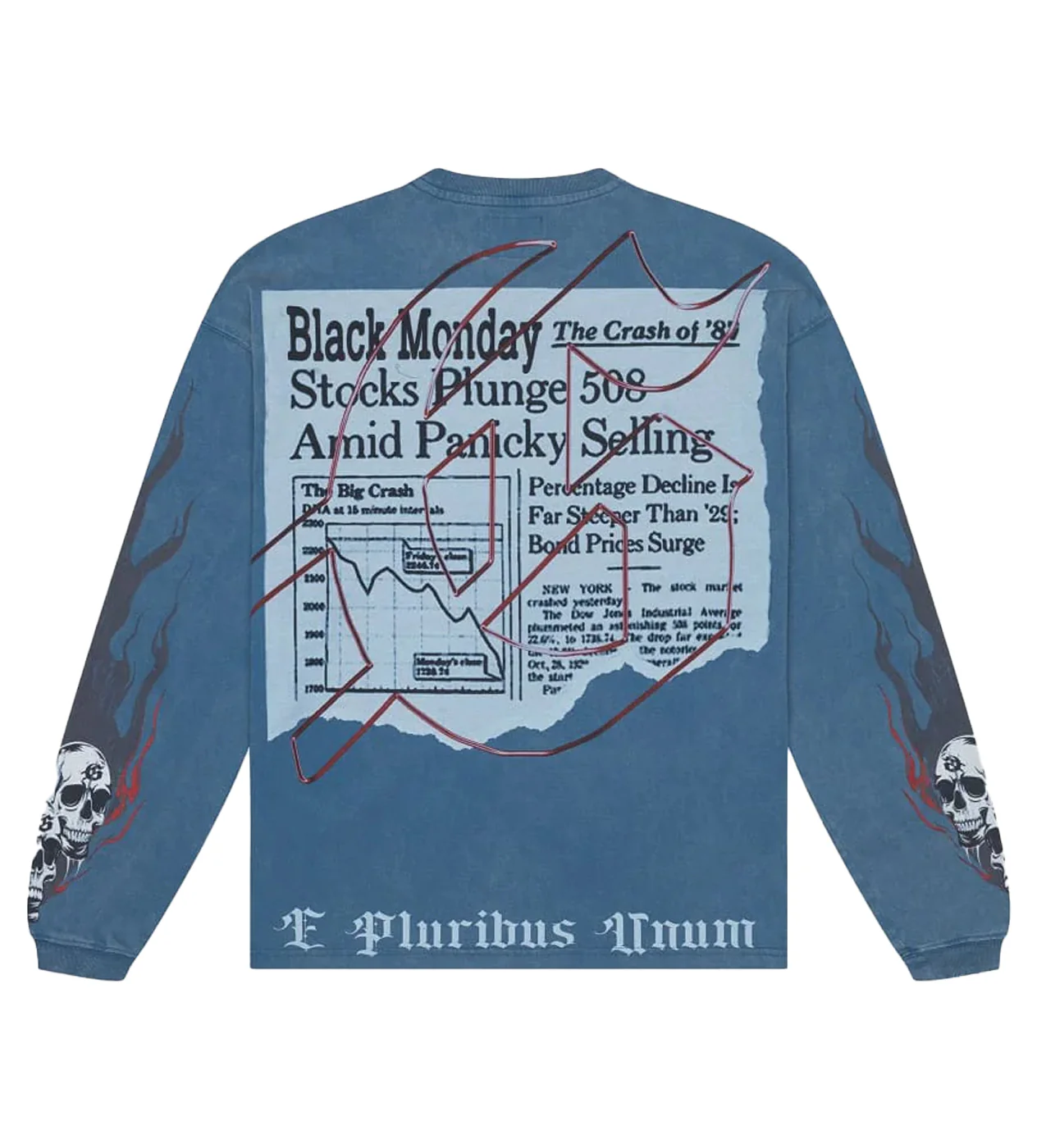 Godspeed Black Monday L/S Tee True Blue - Image 2