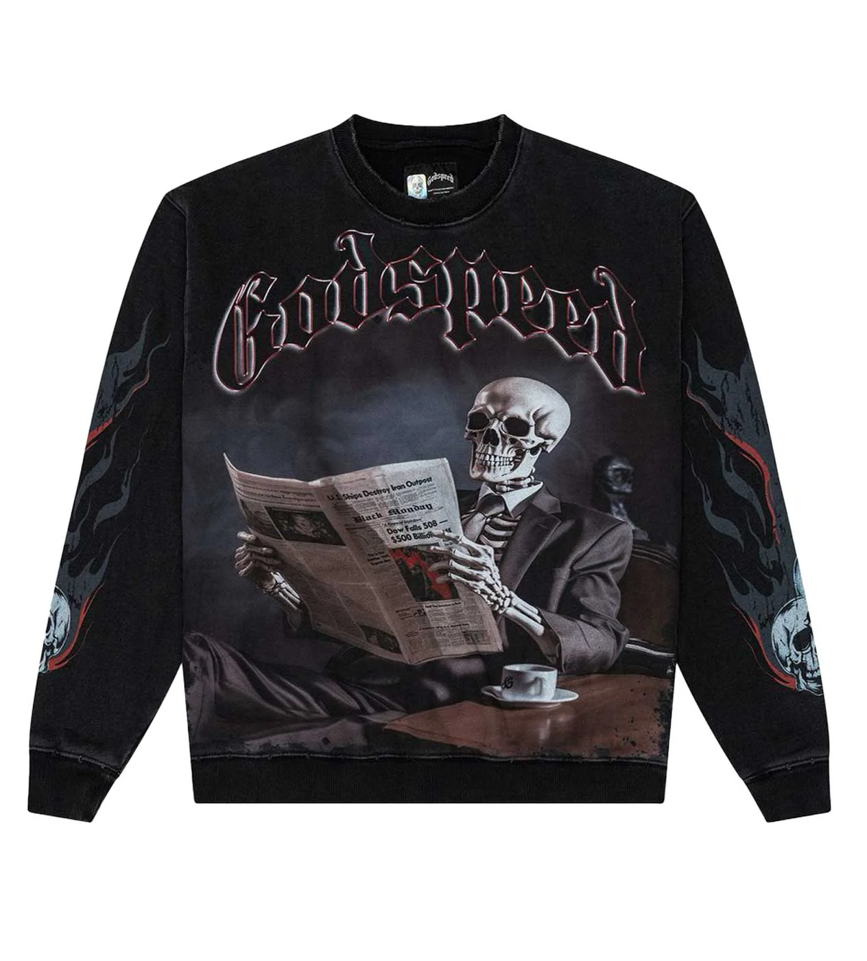 Godspeed Black Monday Sweatshirt Black Wash