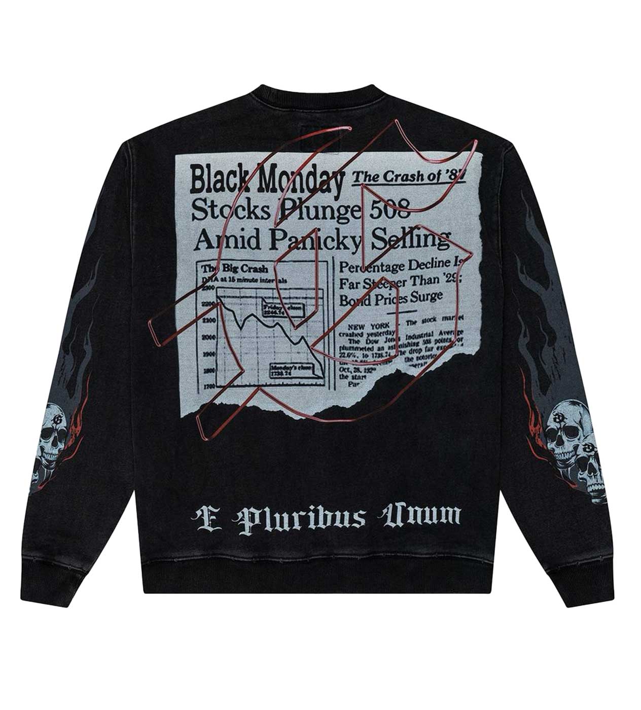 Godspeed Black Monday Sweatshirt Black Wash - Image 2