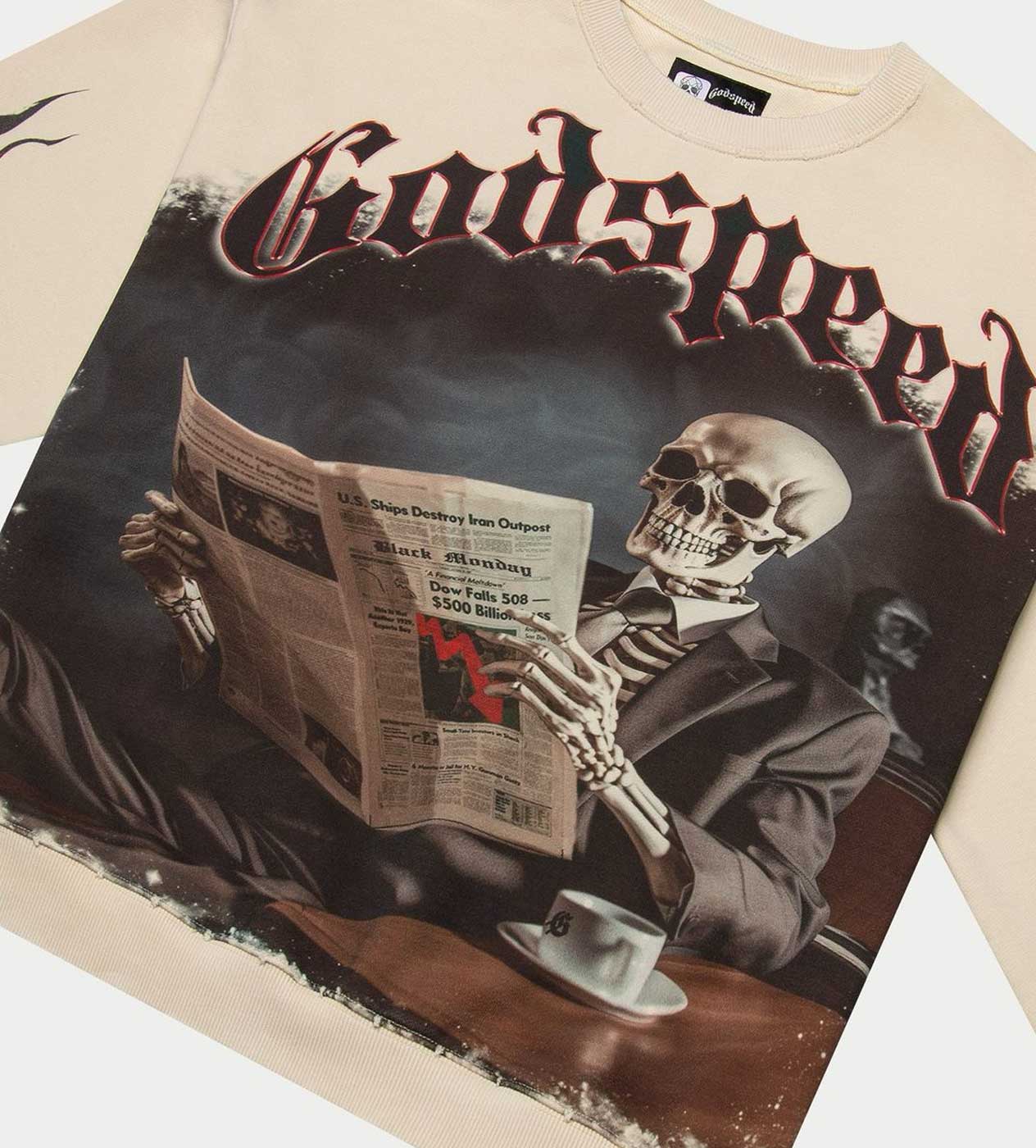 Godspeed Black Monday Sweatshirt Bone - Image 3