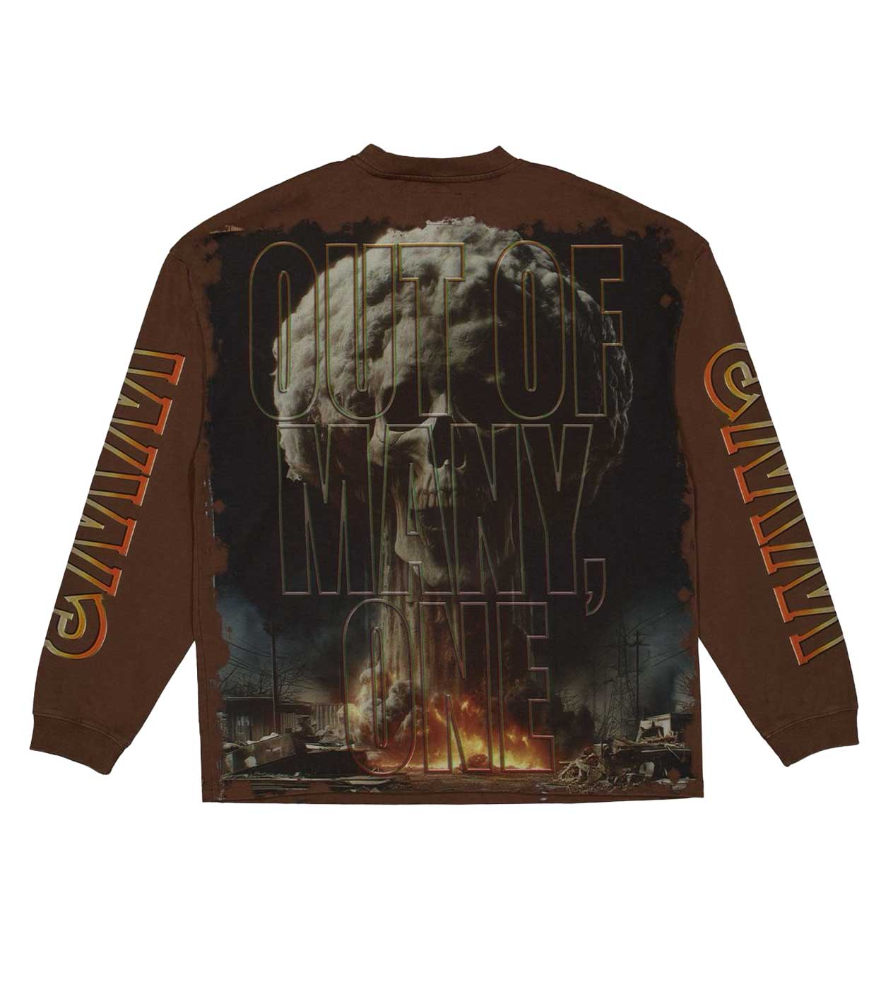 Godspeed Code Red L/S Tee Brown - Image 2