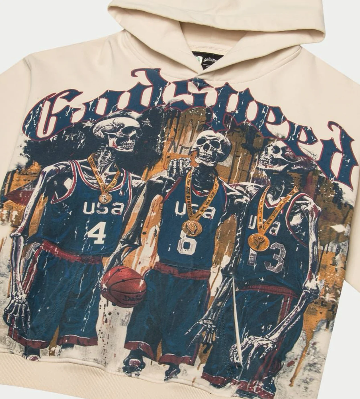 Godspeed DreamTeam '24 Hoodie Bone - Image 3