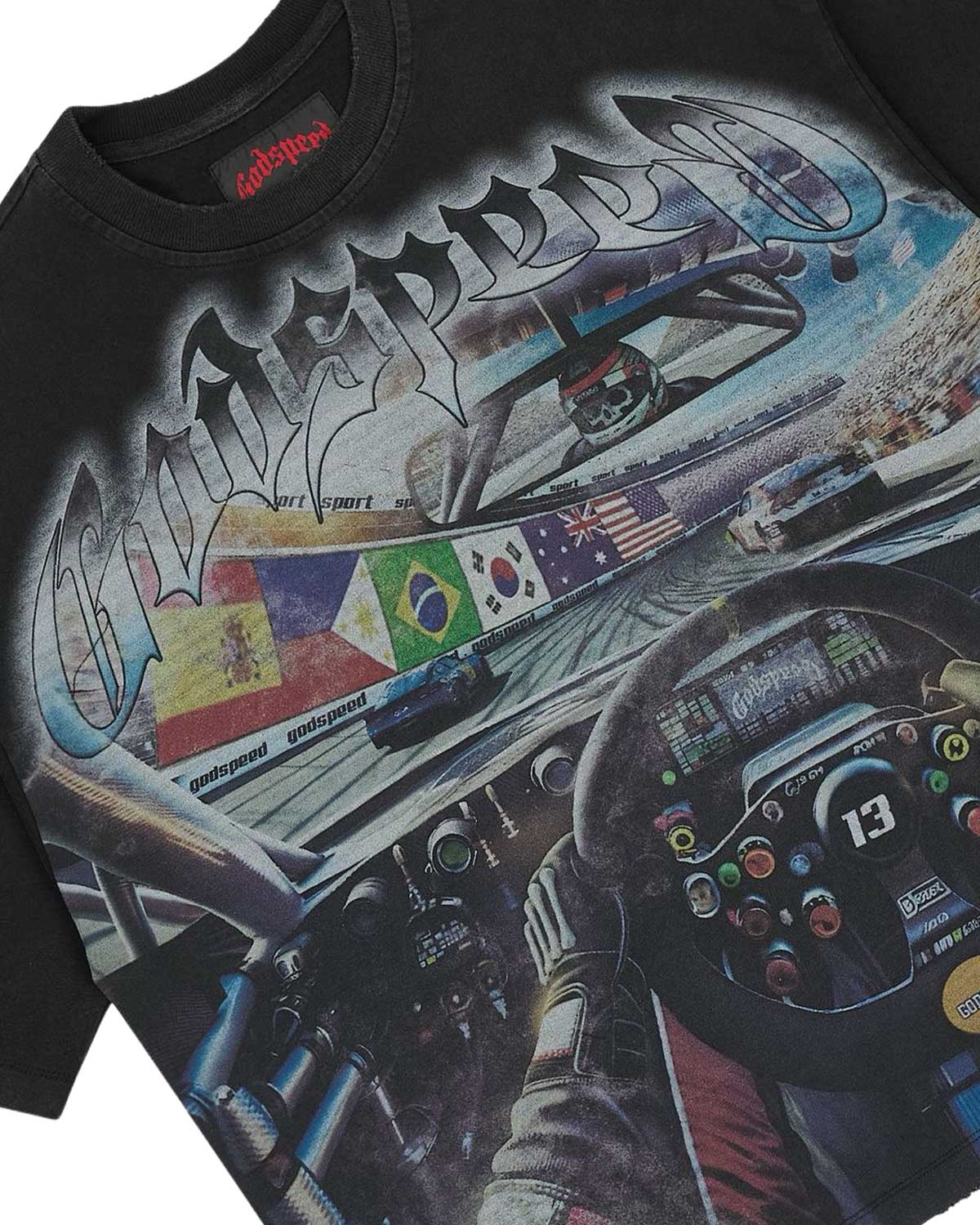 Godspeed Driver Seat Tee Black - Image 3