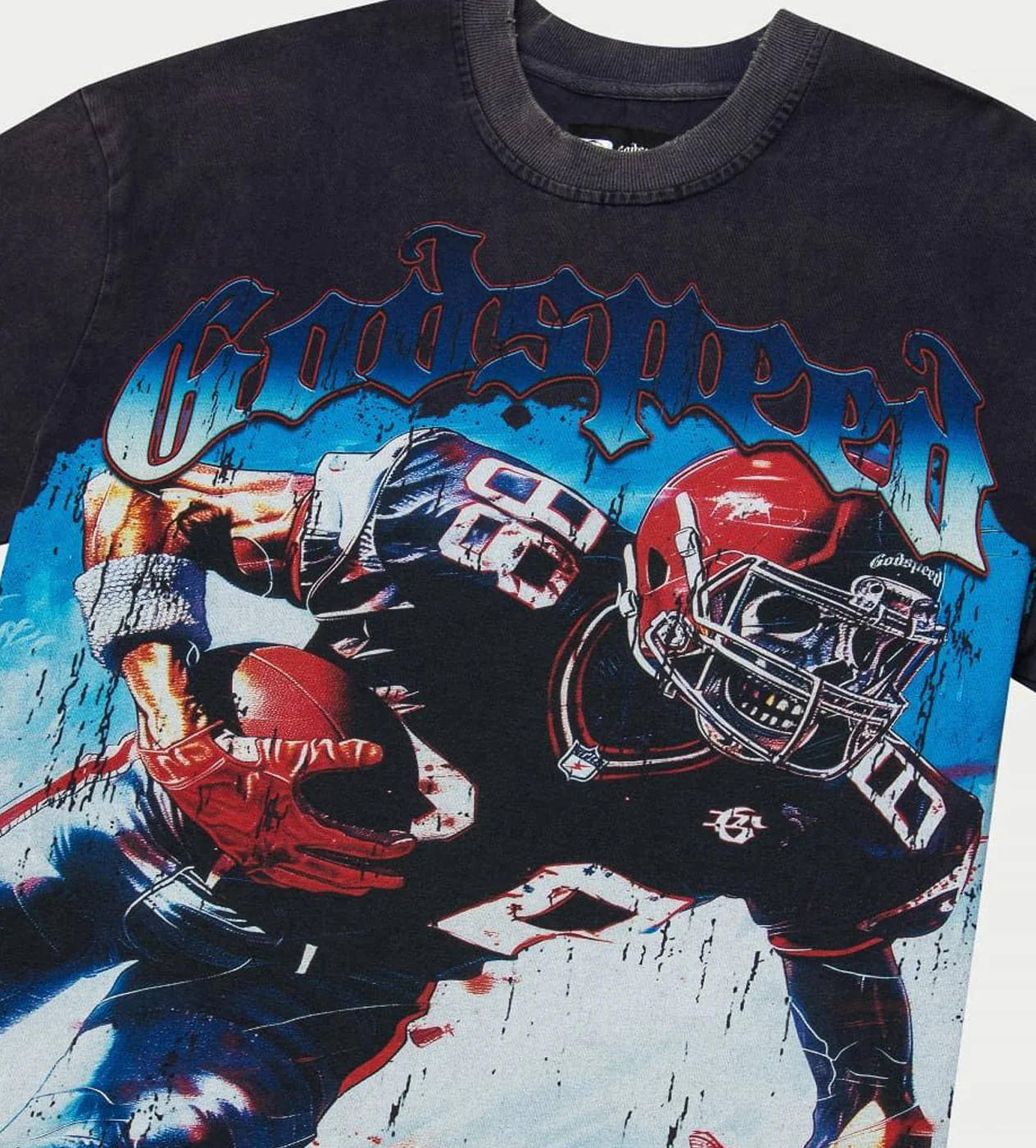 Godspeed Endzone Tee Navy - Image 3