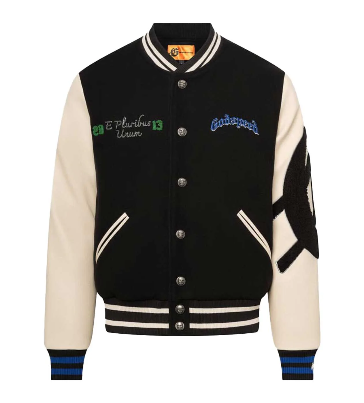 Godspeed F.T.D Varsity Jacket Black/Blue - Image 4