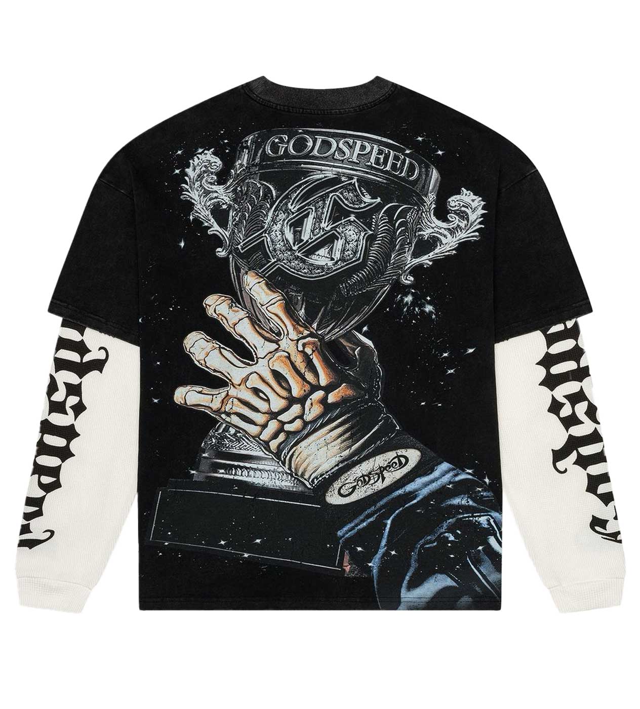 Godspeed F1 World Cup Layered Tee Black - Image 2
