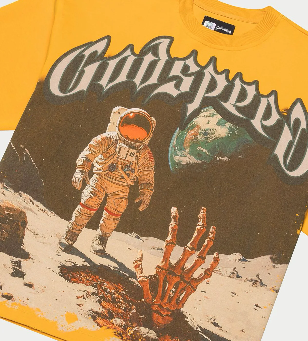 Godspeed First Contact Tee Yellow - Image 3