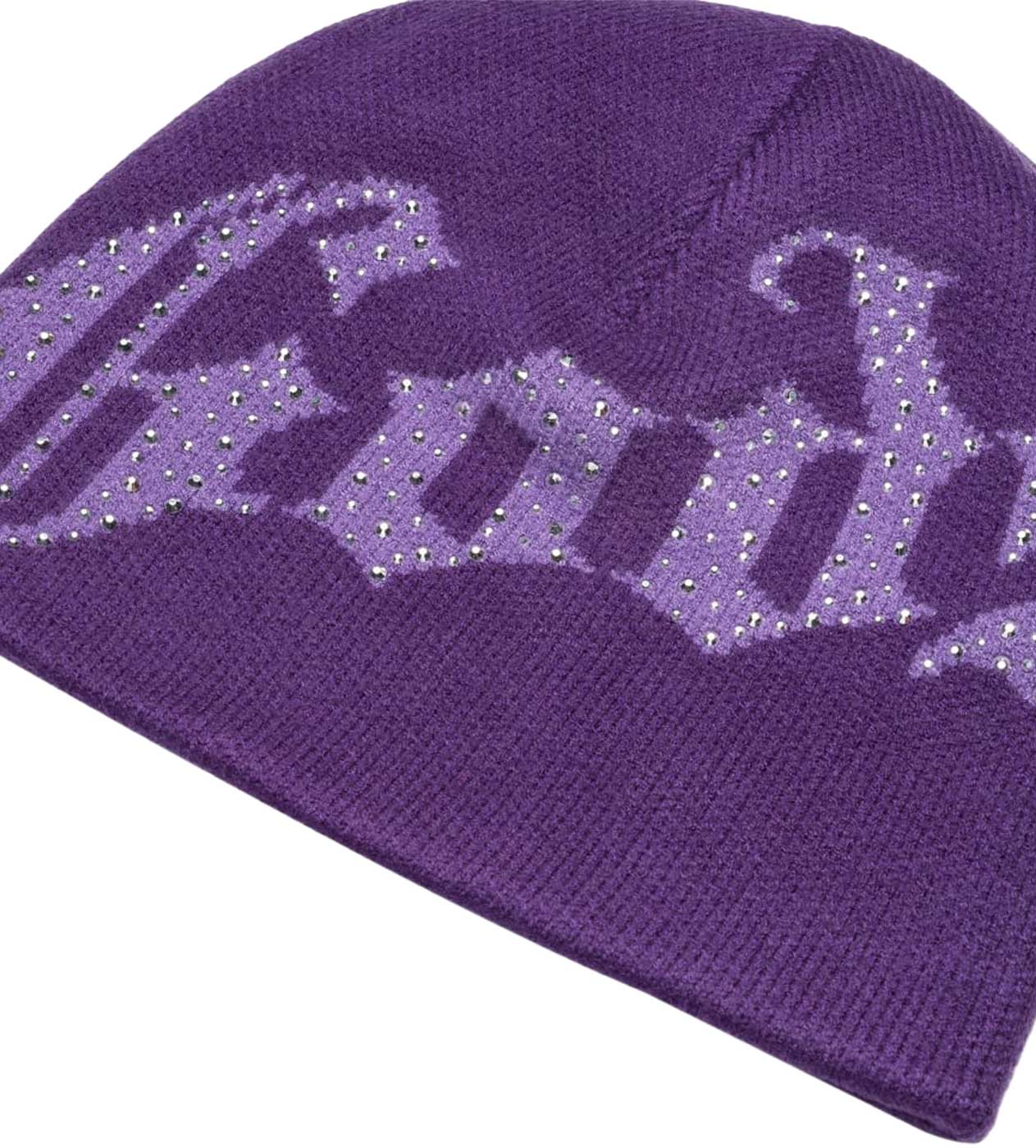 Godspeed Forever OG Logo Studded Beanie Purple - Image 3