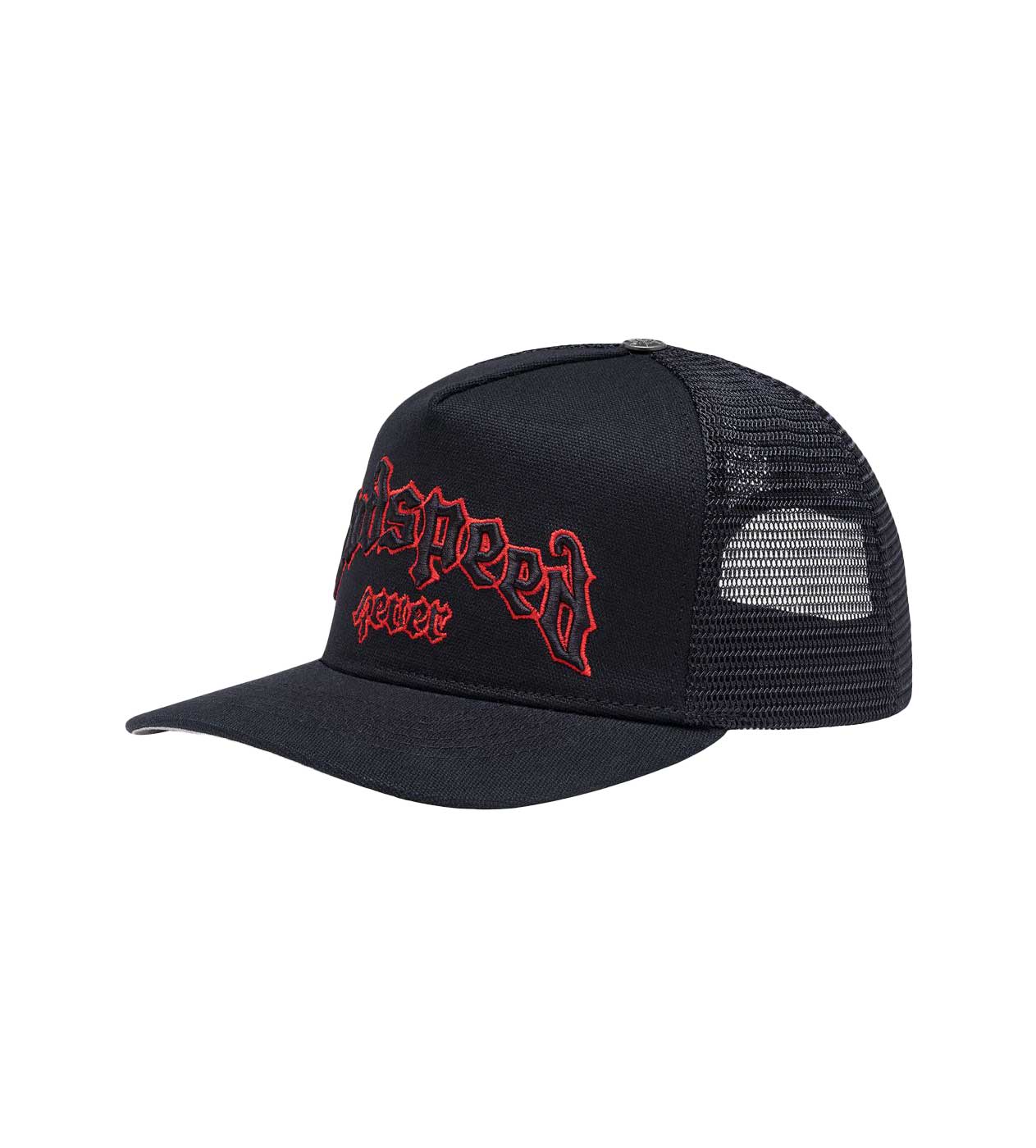 Godspeed Forever Trucker Hat Black/Red - Image 3