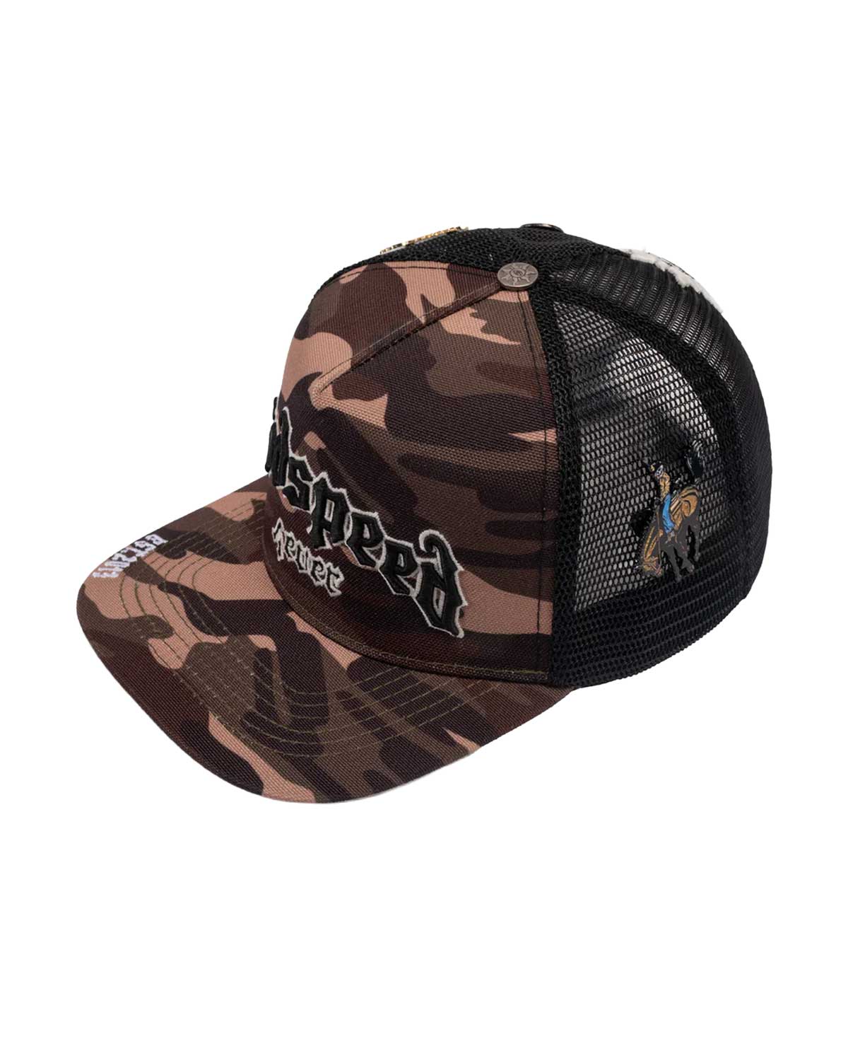 Godspeed Forever Trucker Hat Brown/Green Camo - Image 4