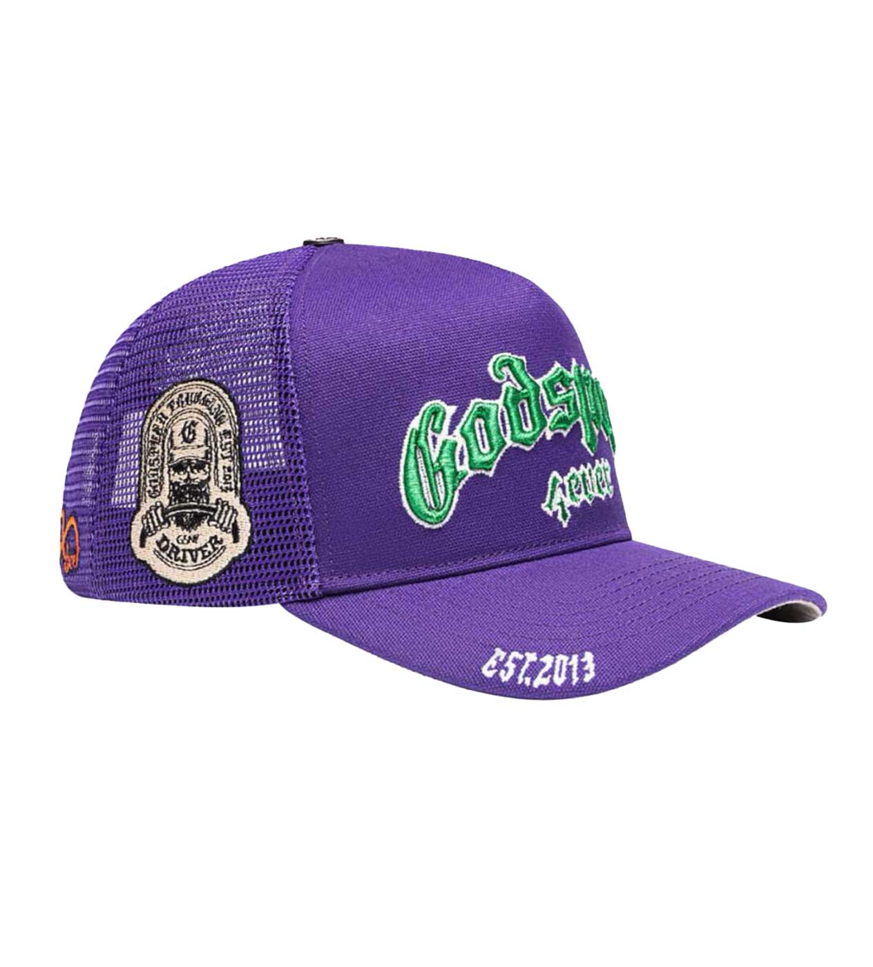 Godspeed Forever Grape Trucker Hat Purple/Green - Image 2