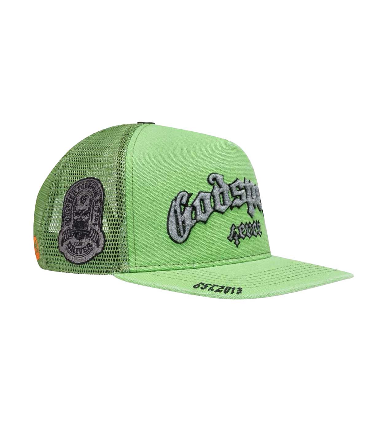 Godspeed Forever Trucker Hat Lime - Image 2