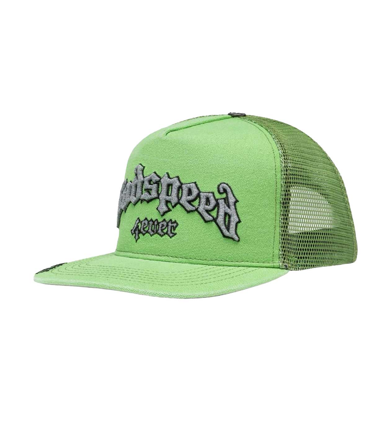 Godspeed Forever Trucker Hat Lime - Image 4