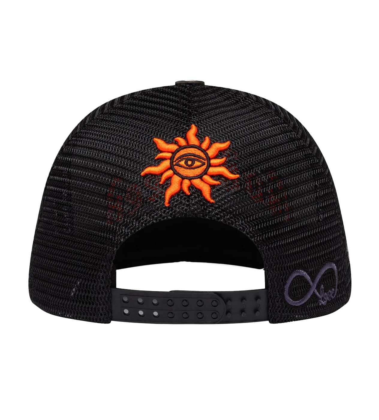 Godspeed Forever Trucker Hat Olive/Orange - Image 3