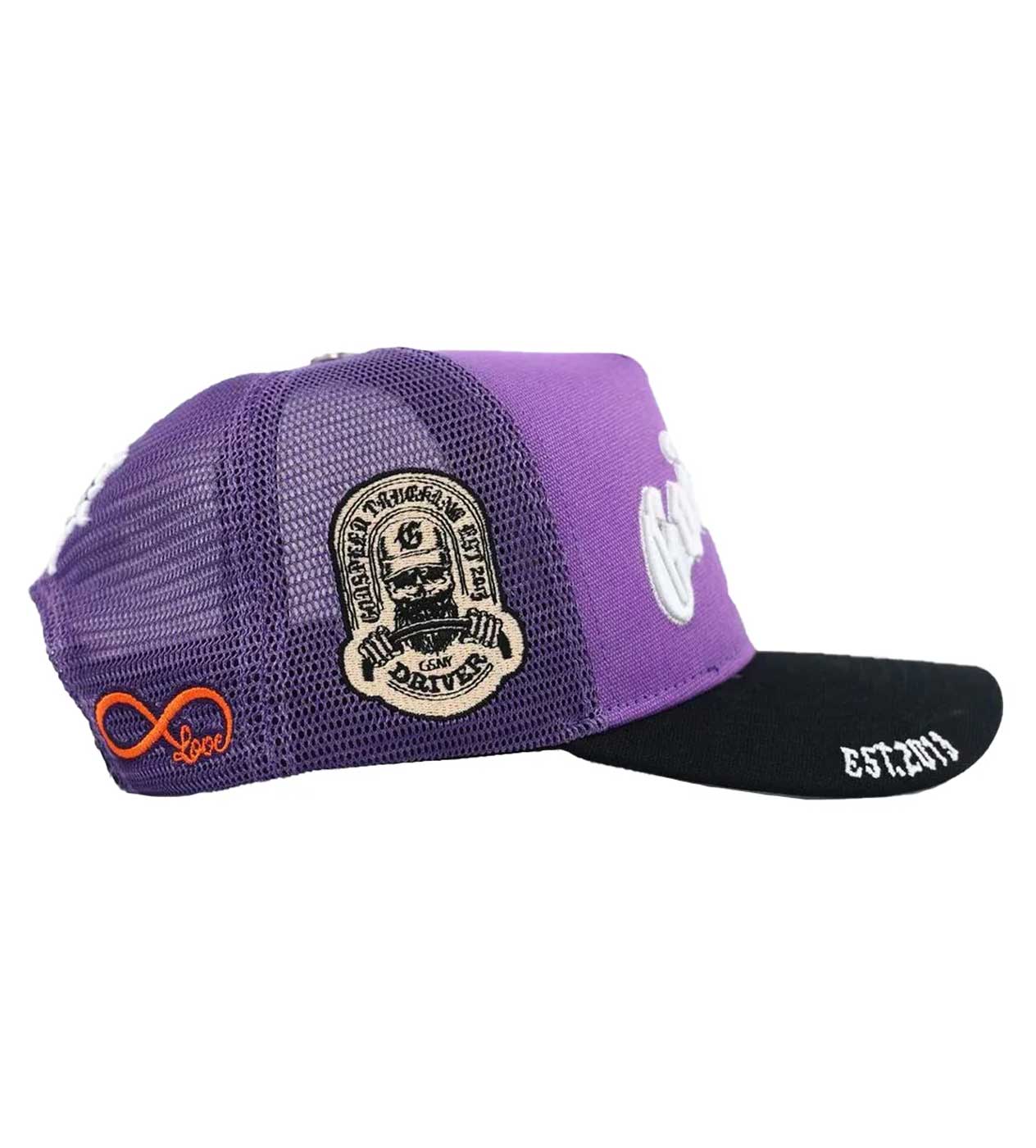 Godspeed Forever Trucker Hat Purple/Black - Image 2