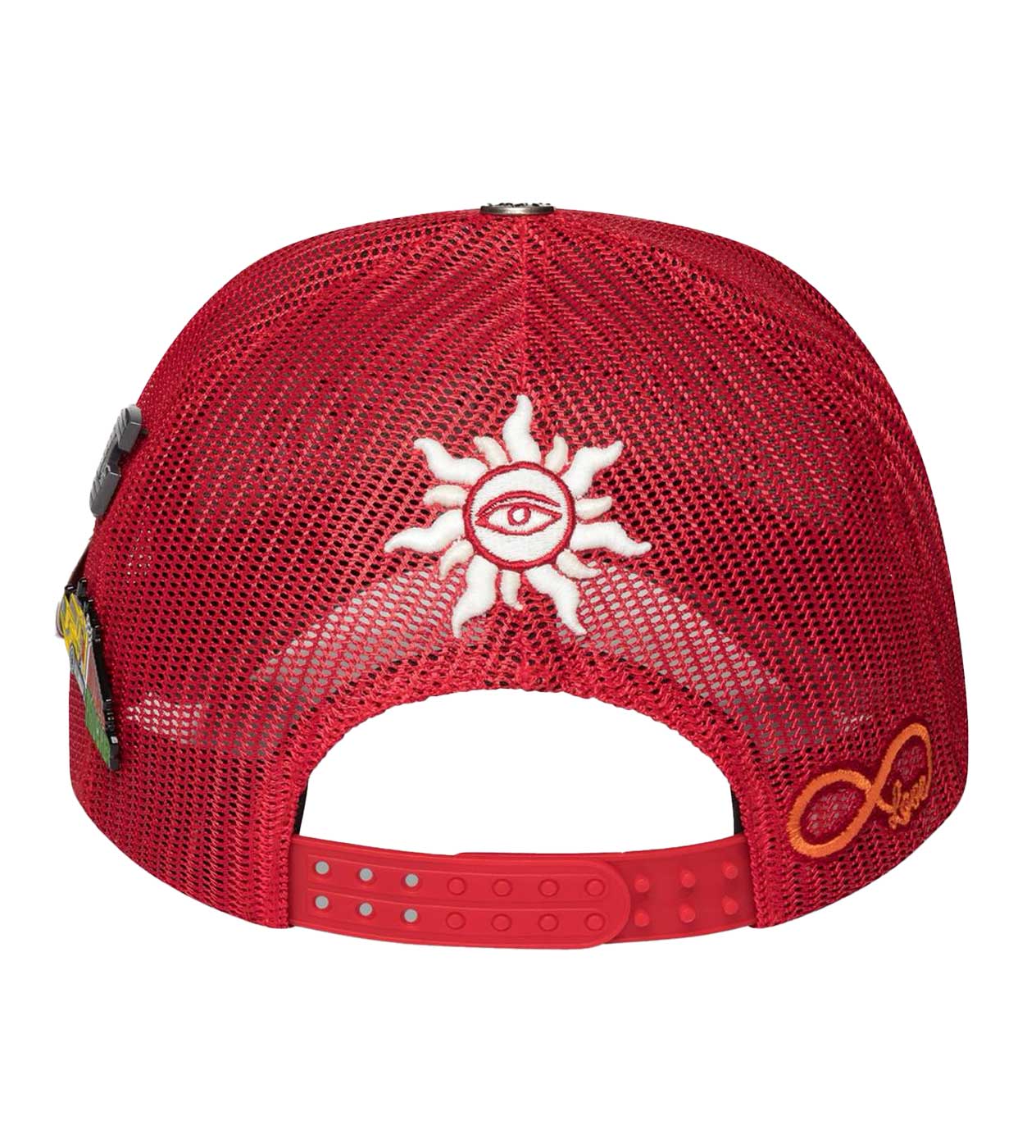 Godspeed Forever Trucker Hat Red/Black - Image 3
