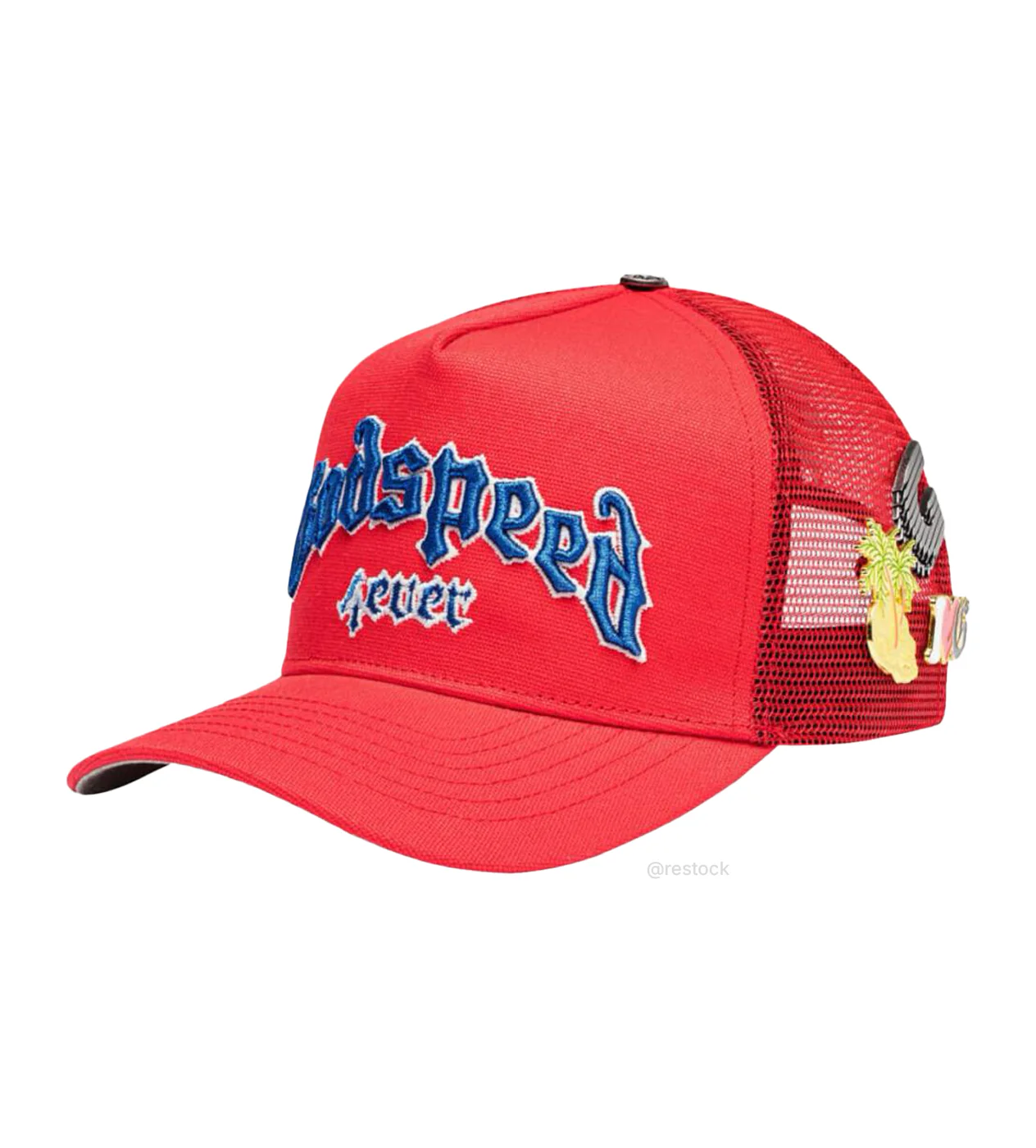 Godspeed Forever Trucker Hat Red/Blue/White - Image 2