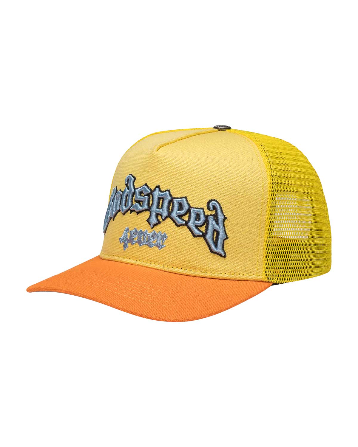 Godspeed Forever Trucker Hat Yellow/Orange - Image 2