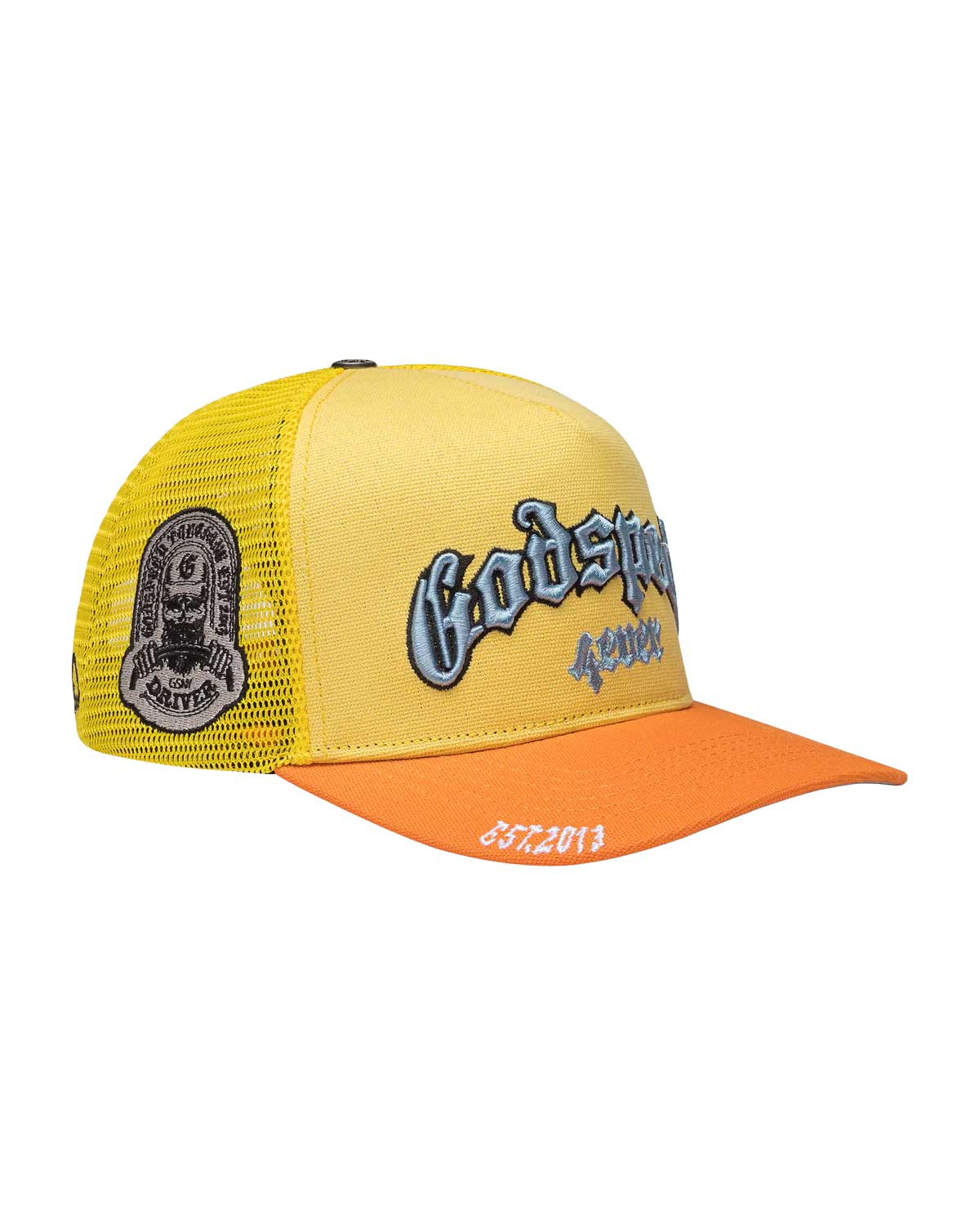 Godspeed Forever Trucker Hat Yellow/Orange - Image 4