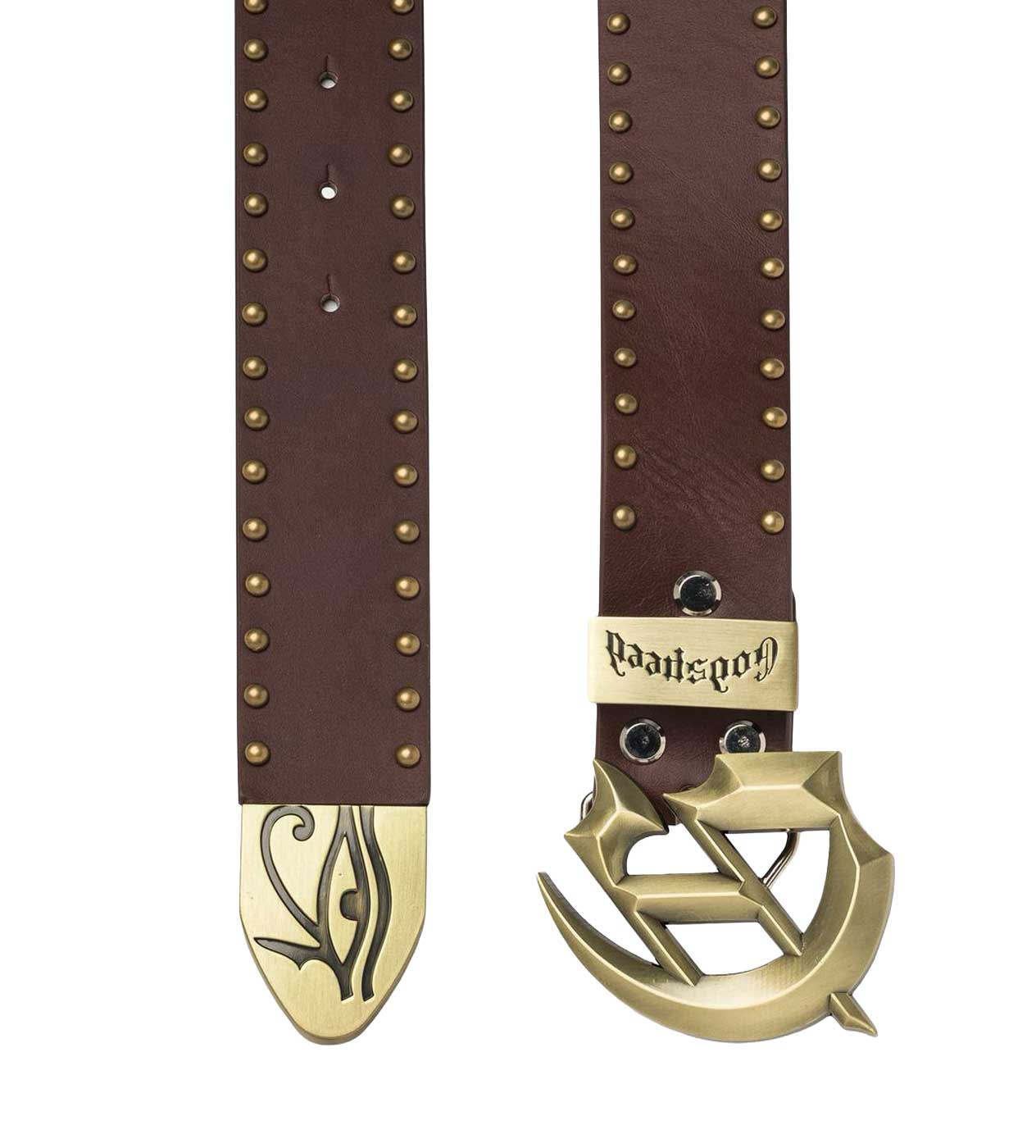 Godspeed Forged GS Studded Belt Brown - Image 2